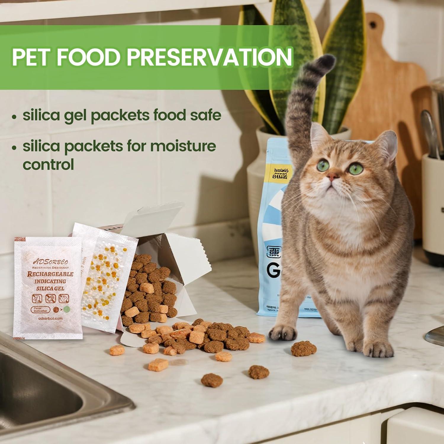 Paquete de 50 Gel de Sílice Adsorbco 5g - Deshidratantes Recargables