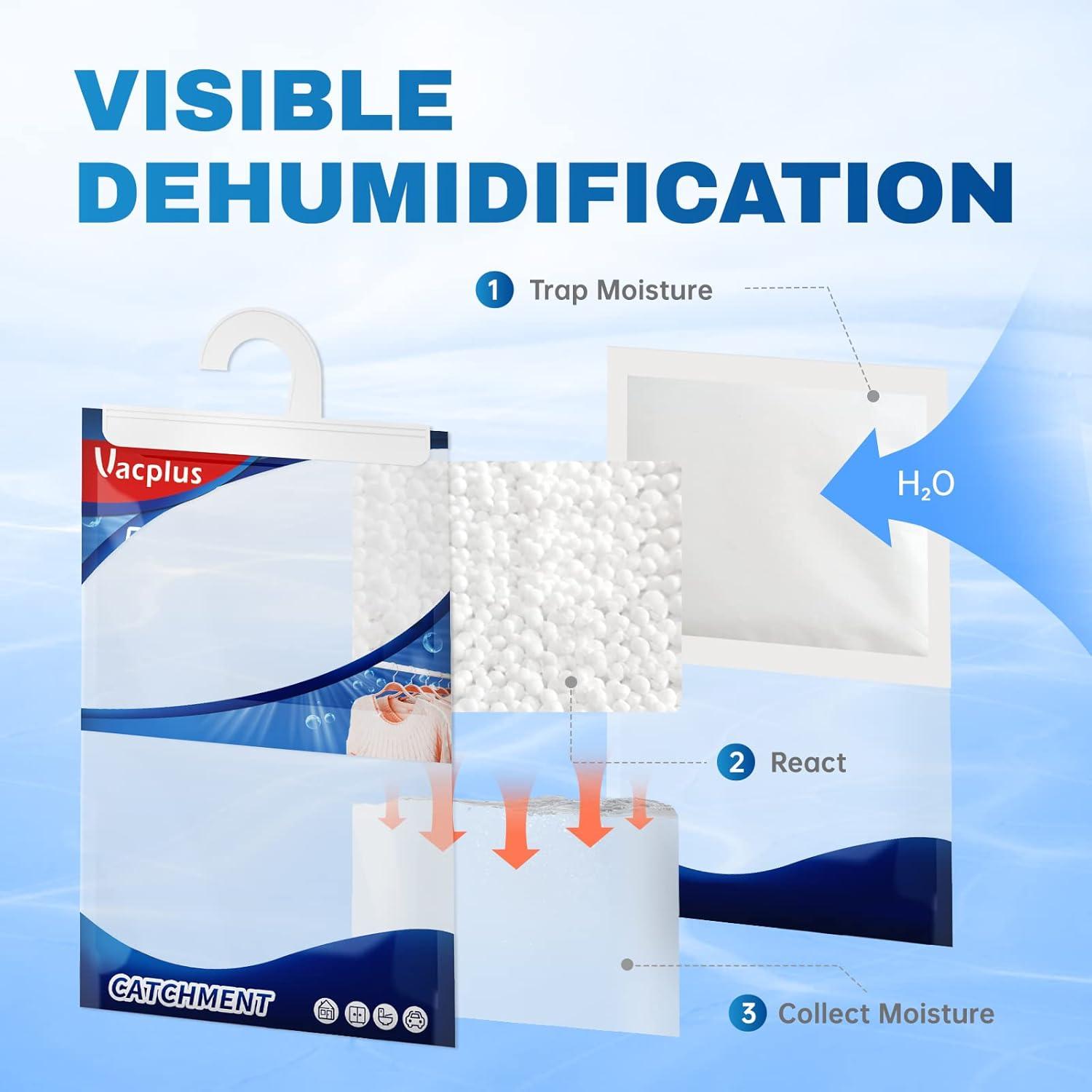 Deshumidificadores Portátiles Vacplus 10 Piezas 400 ml