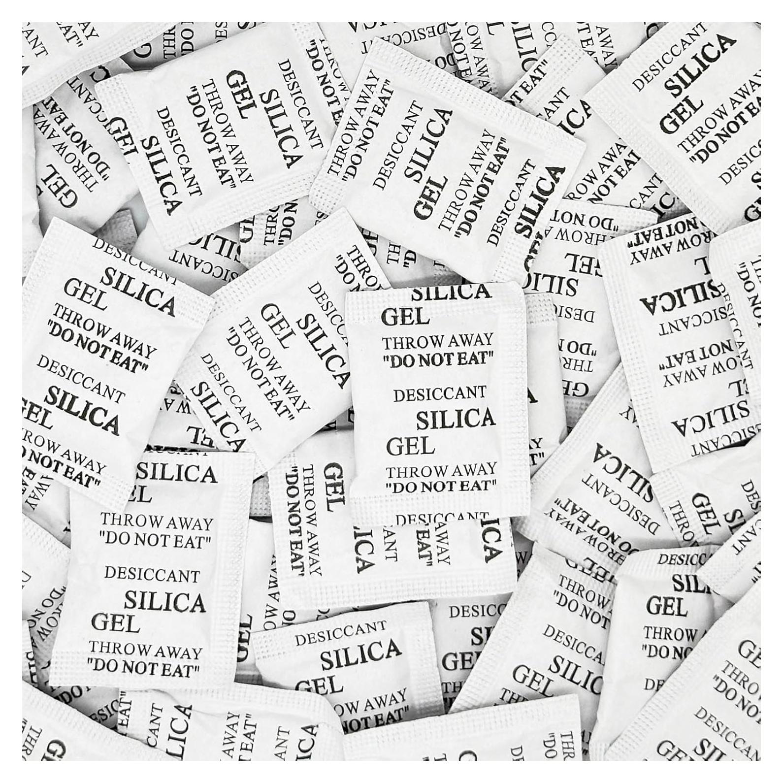 Paquetes de Gel de Sílice 100 PCS 2g Deshidratantes Lagincig