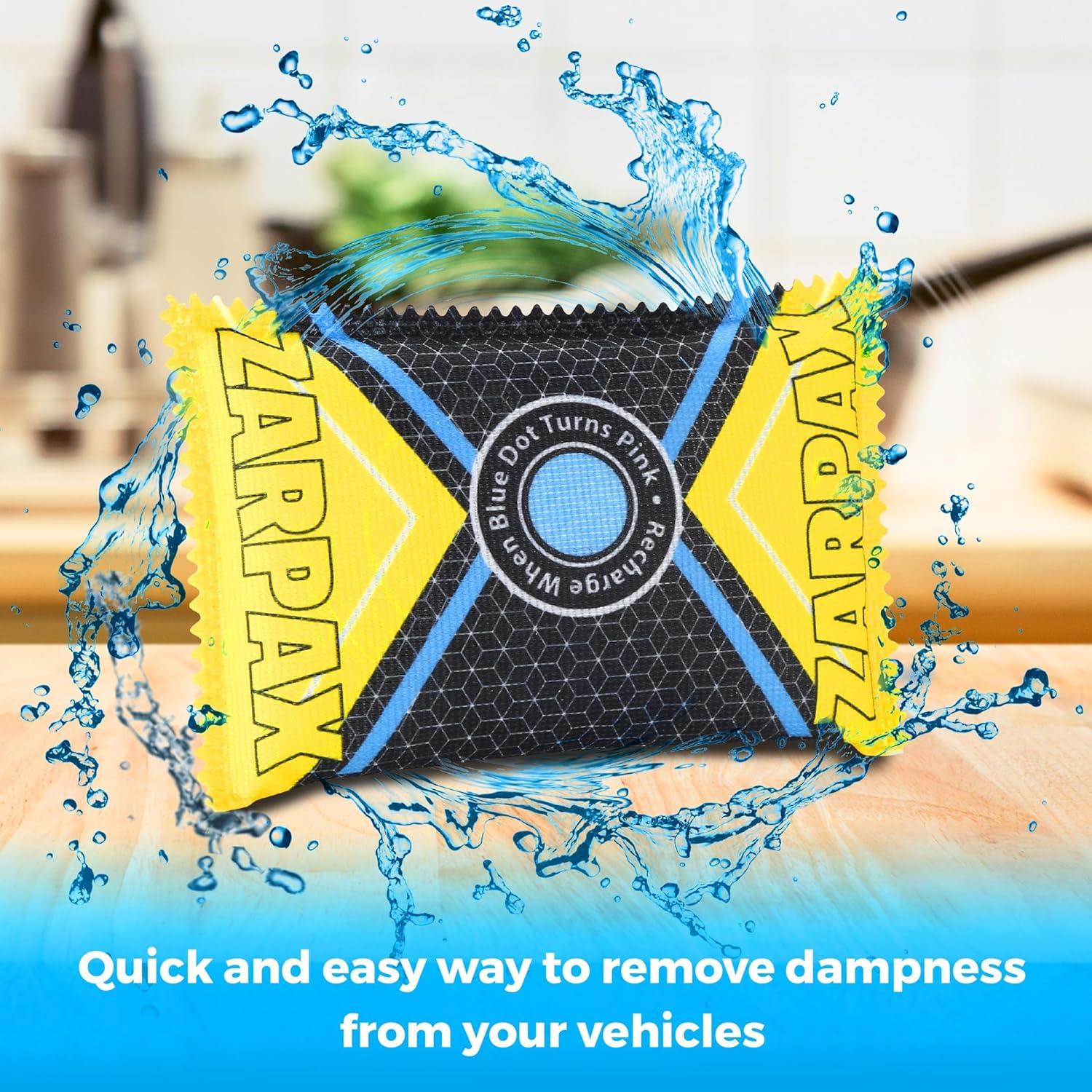 Paquete de 4 Deshidratantes Zarpax 125g - Absorbentes de Humedad