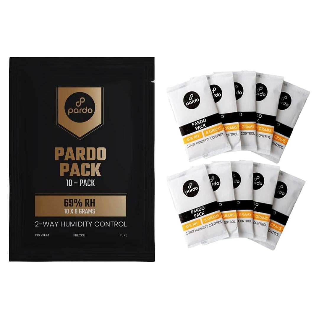 Paquetes de Humedad Pardo 10 Pcs x 8g - Control 69% RH