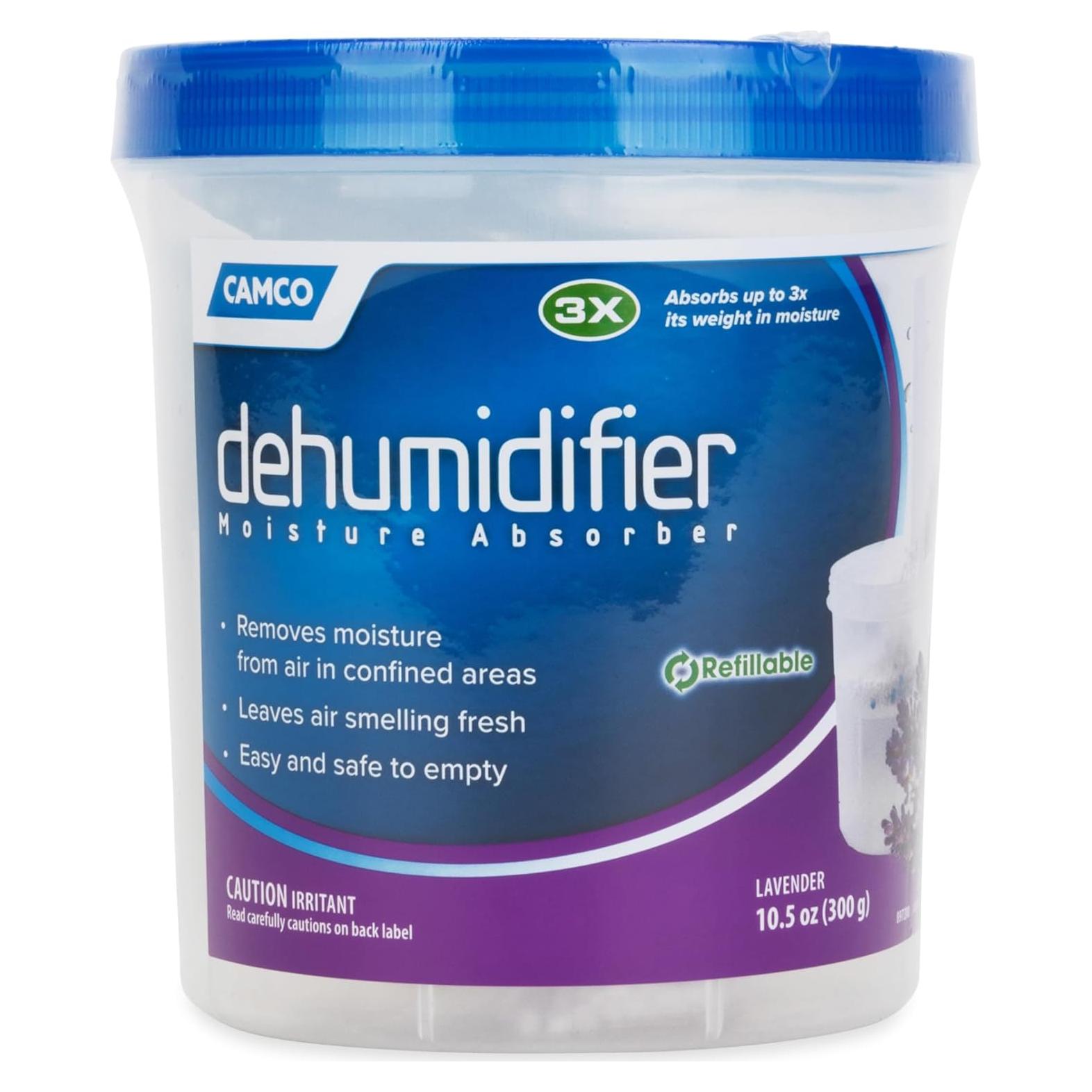 Absorbente de Humedad Camco 44280 - Recargable 297g Aroma Lavanda