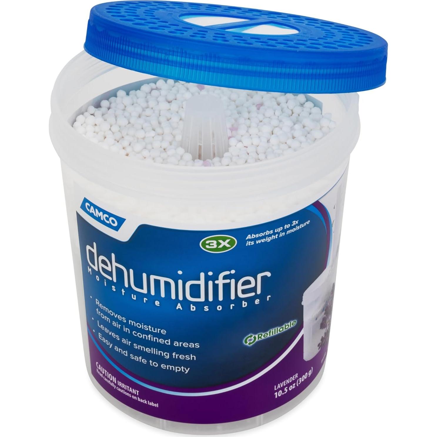 Absorbente de Humedad Camco 44280 - Recargable 297g Aroma Lavanda