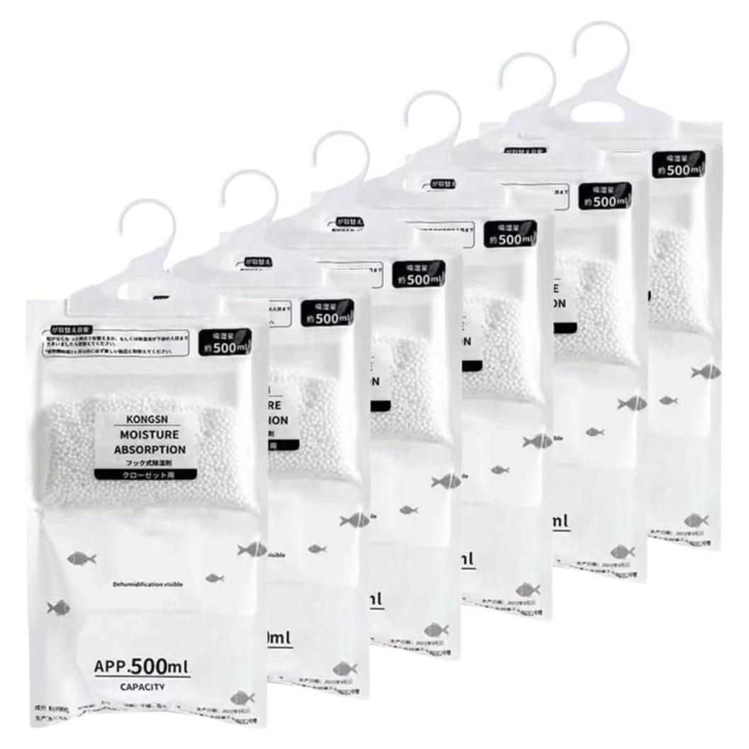 Paquete de 6 Absorbentes de Humedad Gu sheng 4.8g