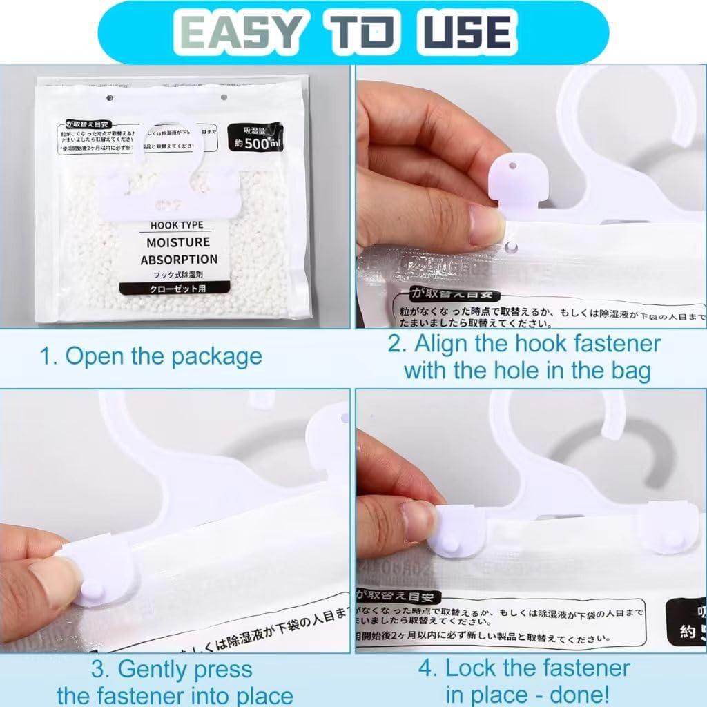 Paquete de 6 Absorbentes de Humedad Gu sheng 4.8g