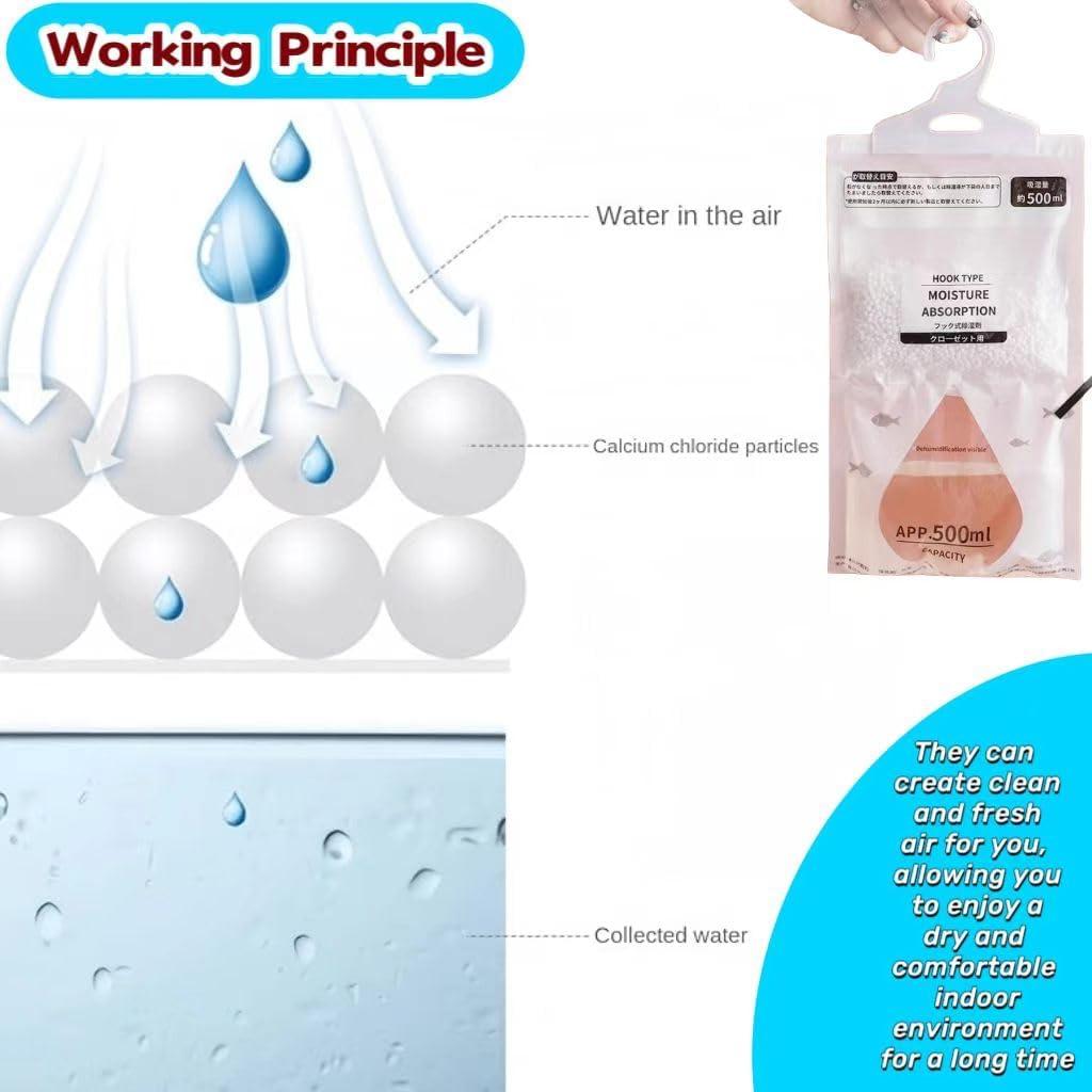 Paquete de 6 Absorbentes de Humedad Gu sheng 4.8g