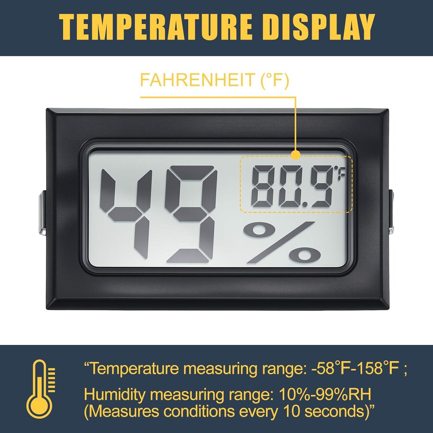 Juego de 4 Deshidratantes Recargables Tellegloww 500g con Termómetros