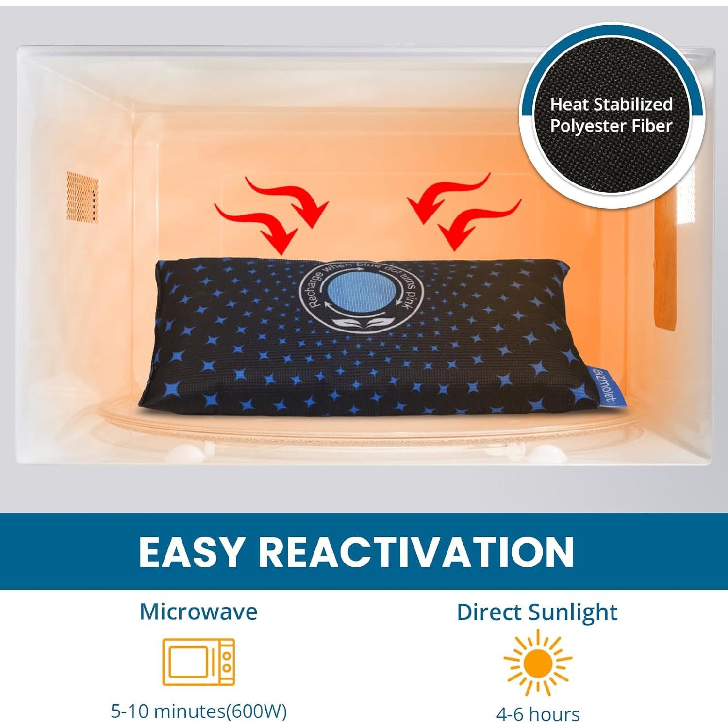 Paquete de 500g Deshidratante Reutilizable Gel de Sílice