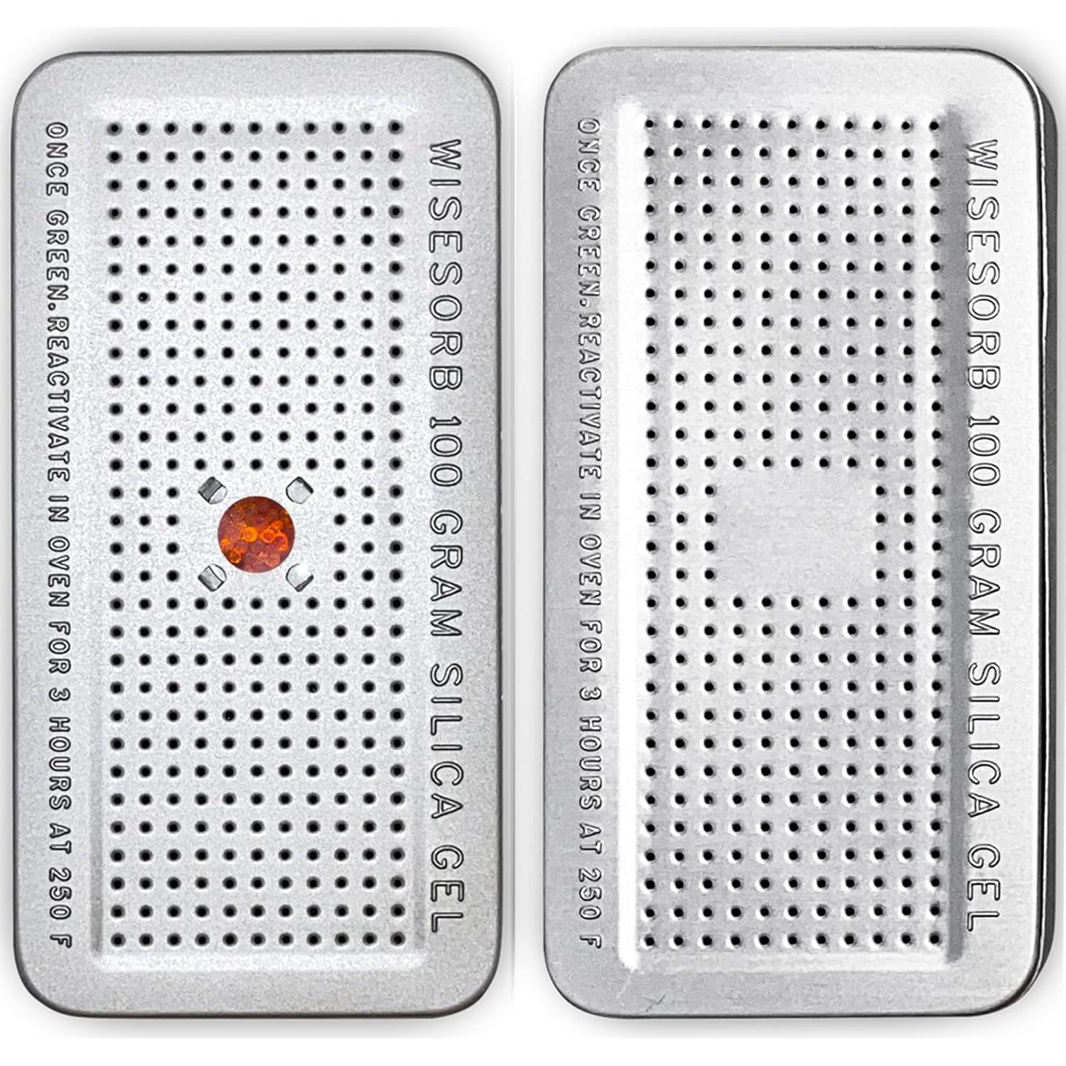 Canister Gel de Silica 100g Wisesorbent 3 Paquetes Reutilizables