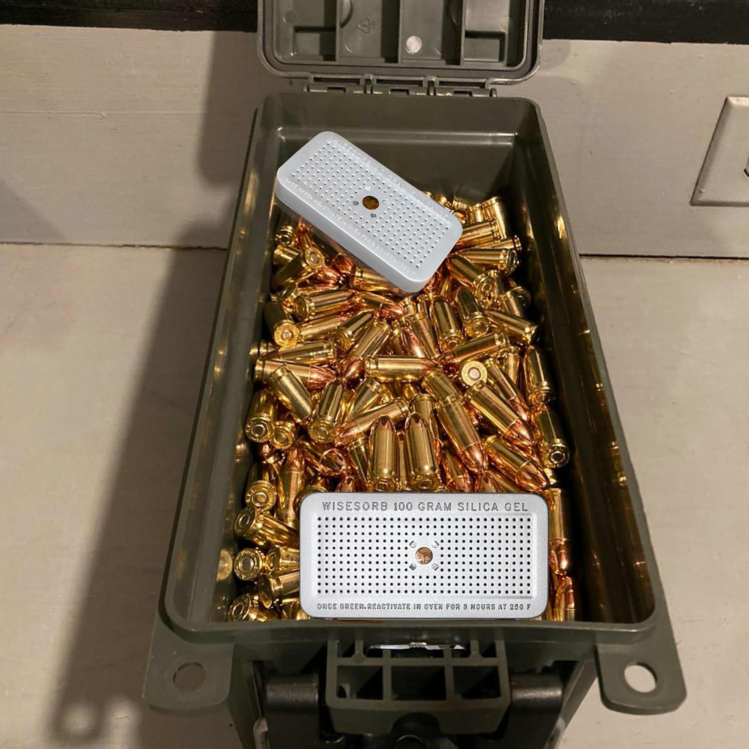 Canister Gel de Silica 100g Wisesorbent 3 Paquetes Reutilizables