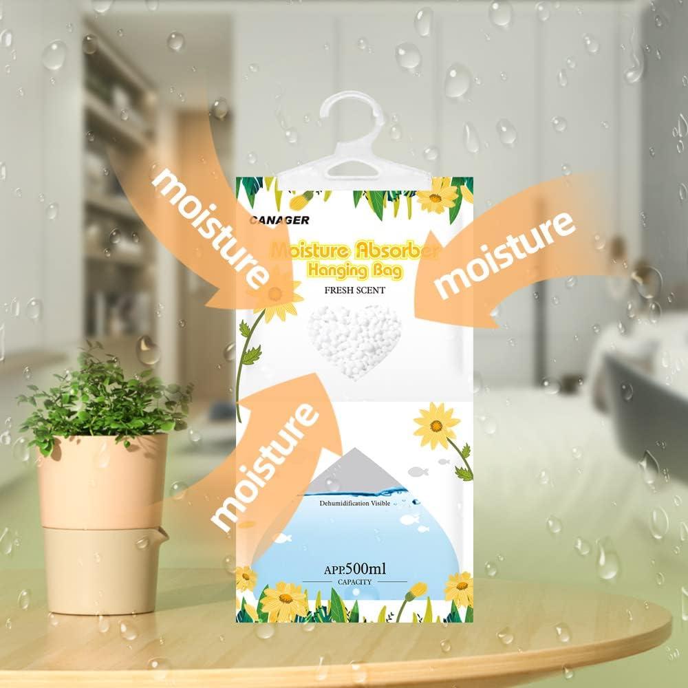 Absorbente de Humedad CANAGER CNG-MF112 - 12 Bolsas Colgantes