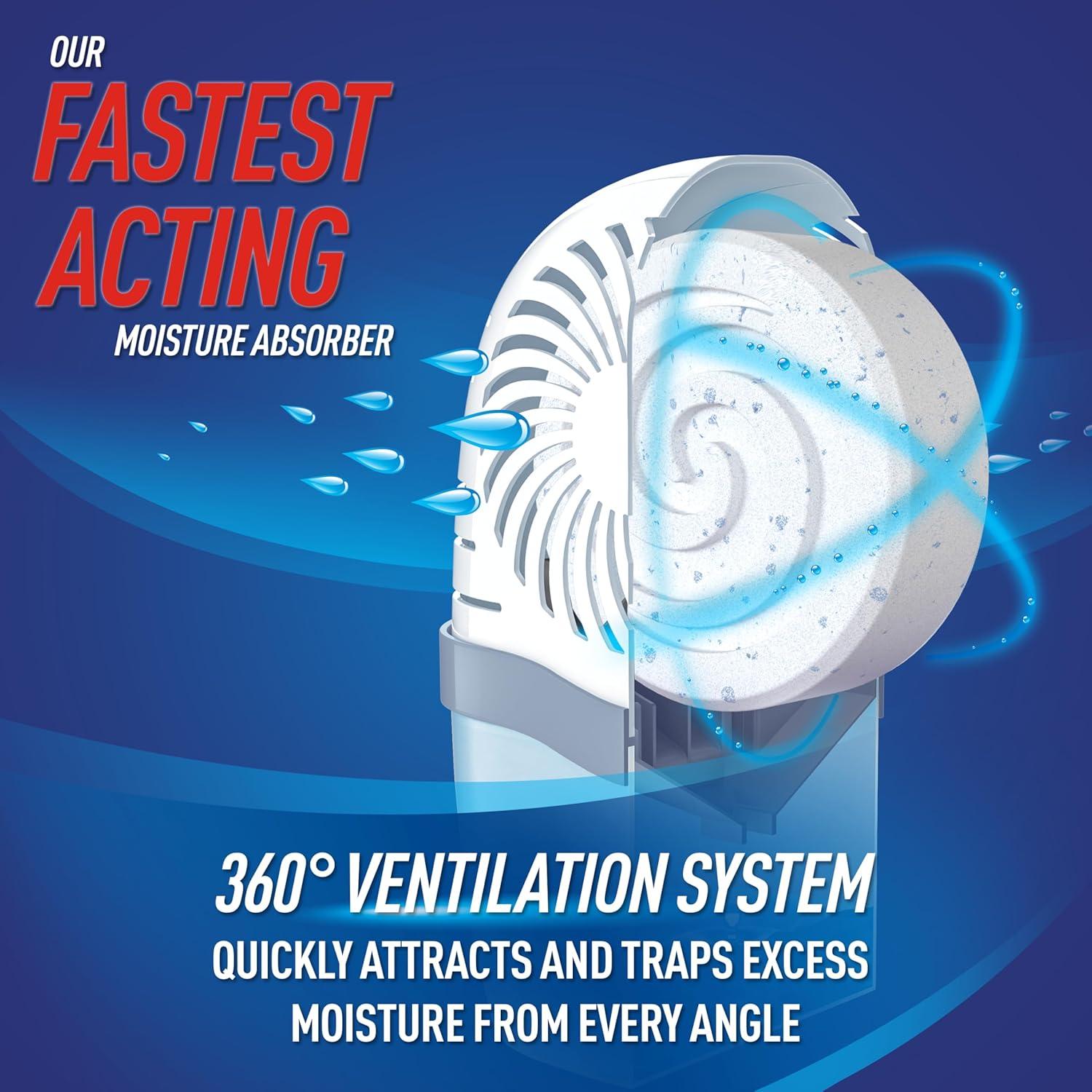 Recarga DampRid 4 Tabletas de Absorción de Humedad Aroma Fresco