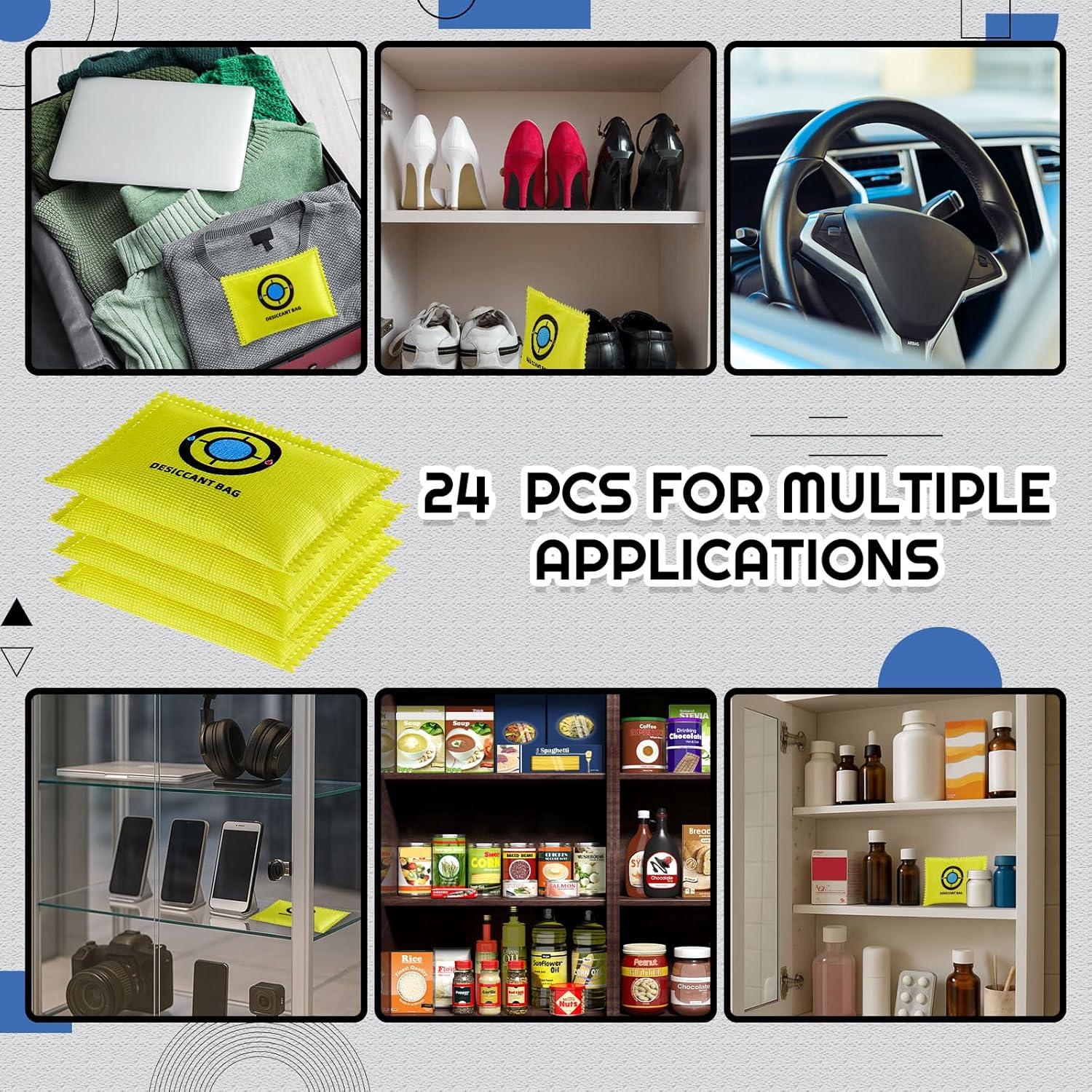 Paquete de 24 Gel de Silica Lounsweer 100g Recargables