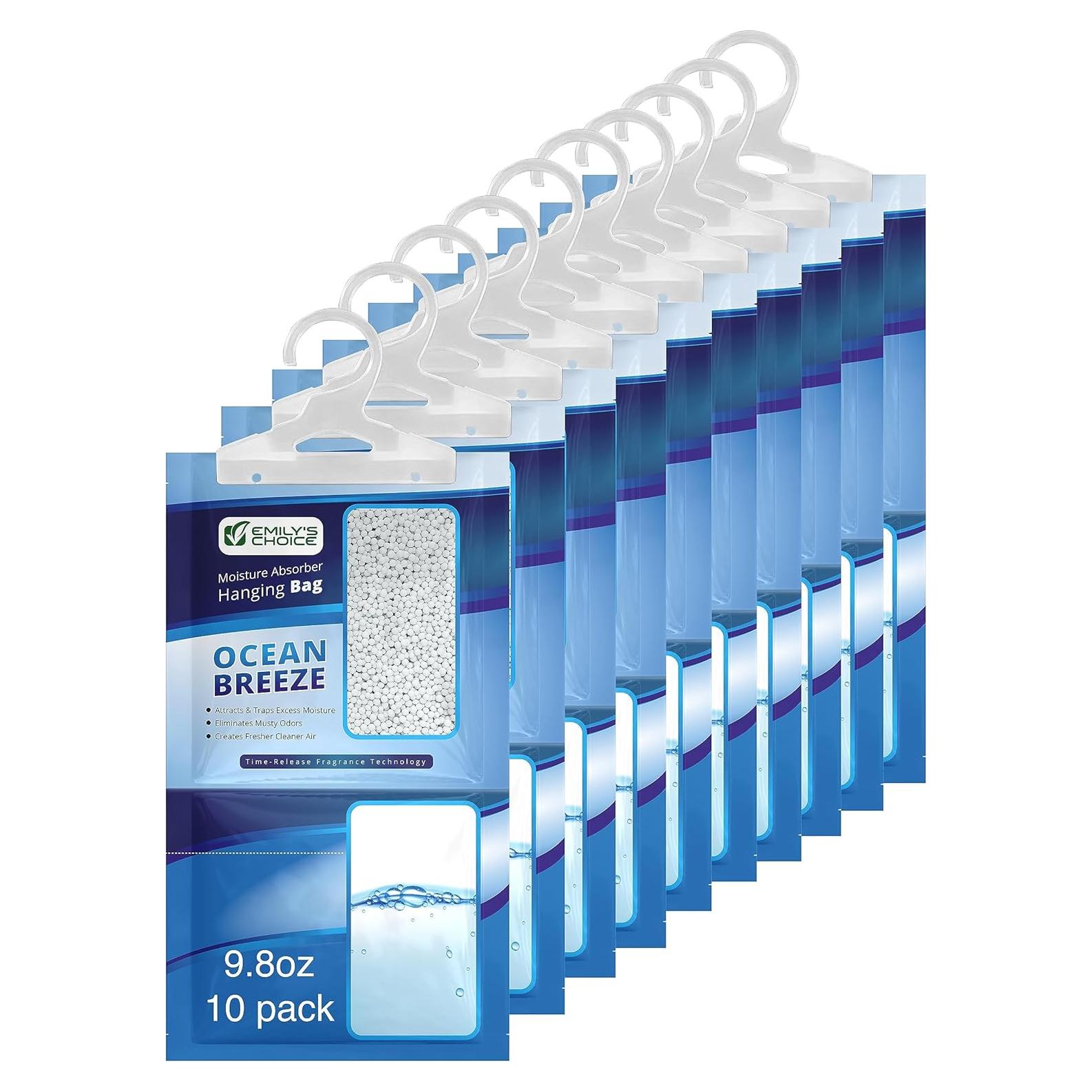 Paquete Colgante Absorbente de Humedad Elección de Emily 10 Pzas