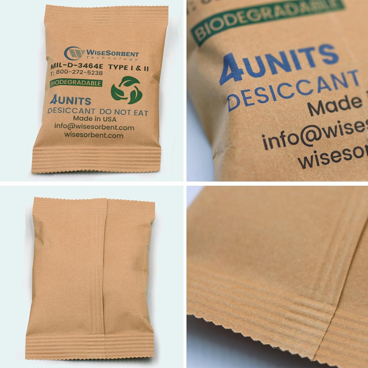 Paquetes Deshidratantes Wisesorbent 3 x 132g Arcilla Bentonita