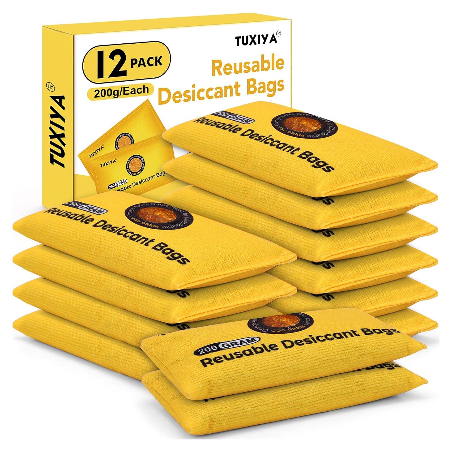 Paquete de 12 Gel de Silicona Deshidratante 200g TUXIYA