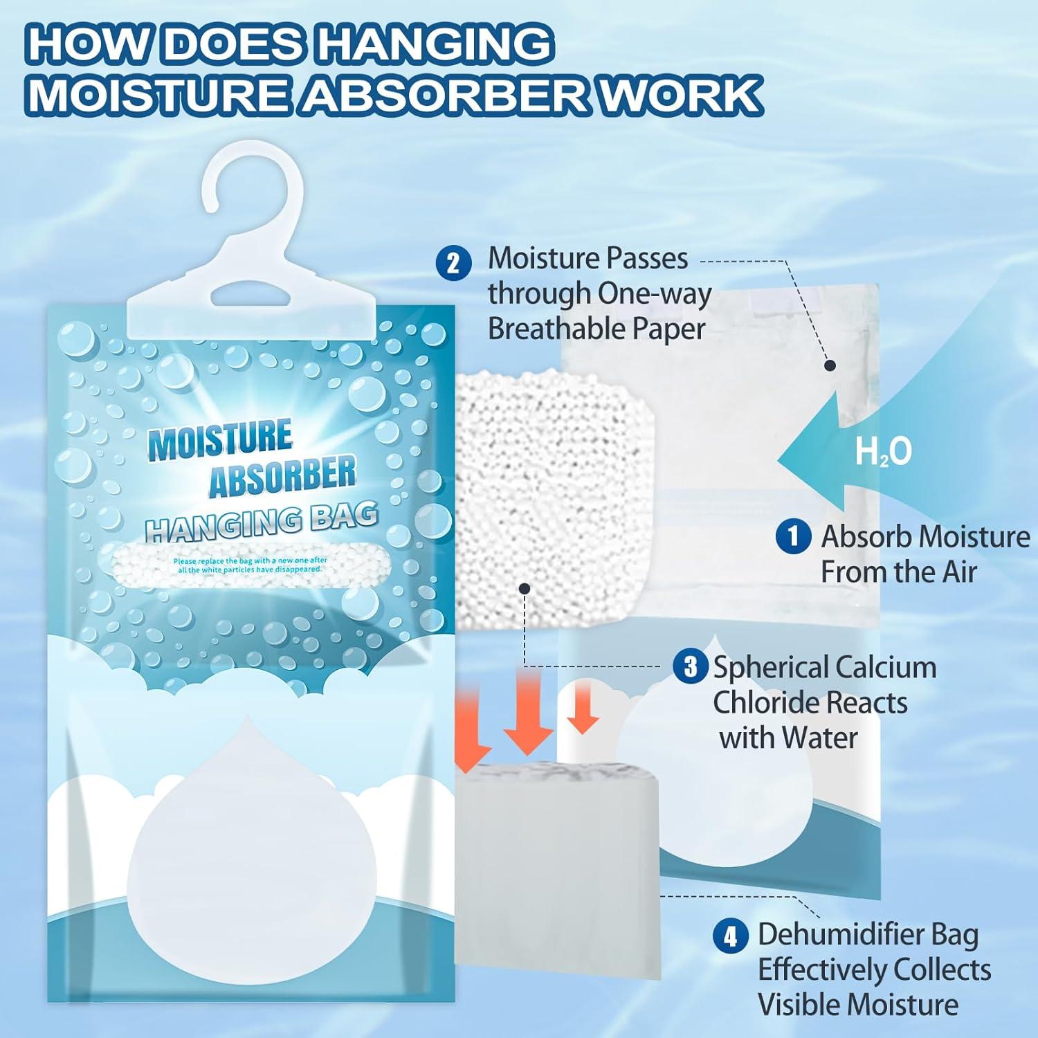 Paquete de 12 Absorbentes de Humedad Corodo 500ml Sin Fragancia