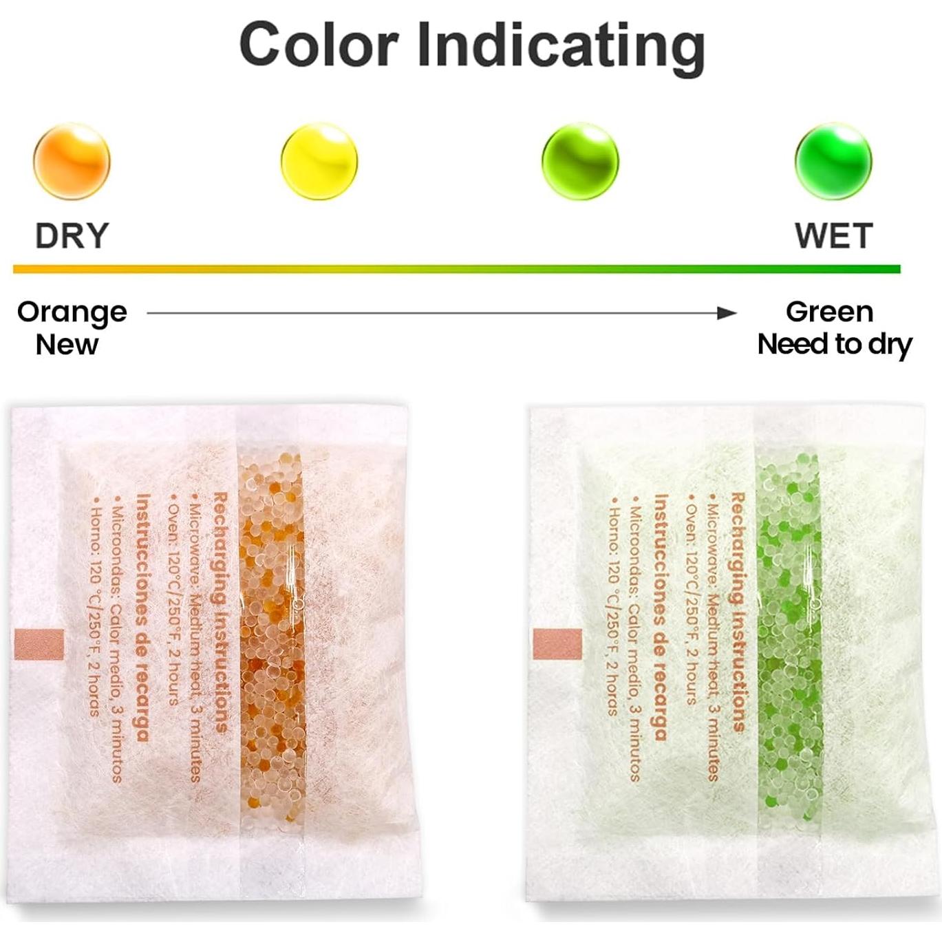 Paquete de Gel de Sílice Adsorbco 5x100g - Absorbente de Humedad