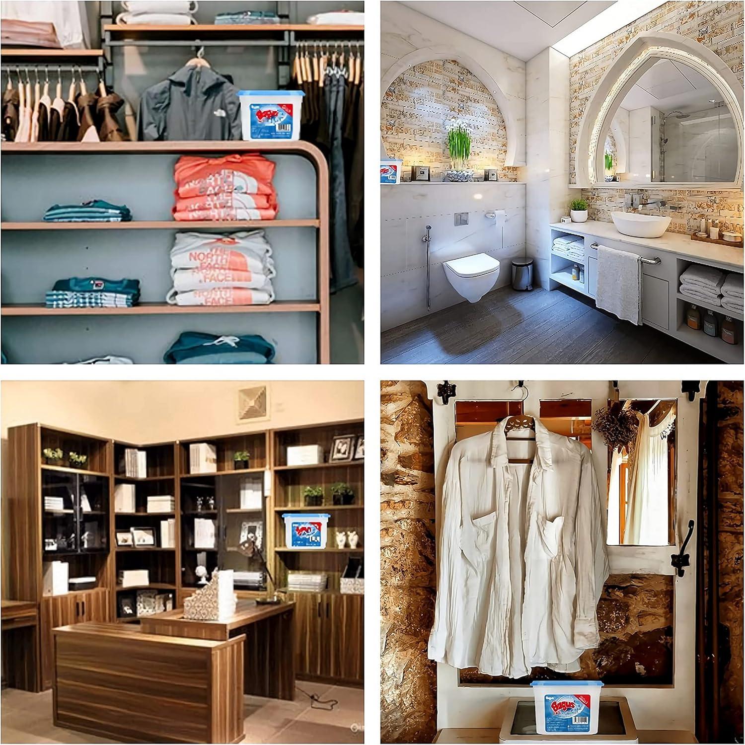 Cajas Absorbentes de Humedad Bagus - 4 Unidades 298 g