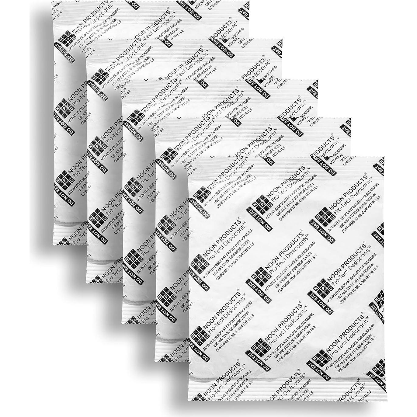 Paquete de Gel de Silica 200g Noon - 5 Sachets Antihumedad