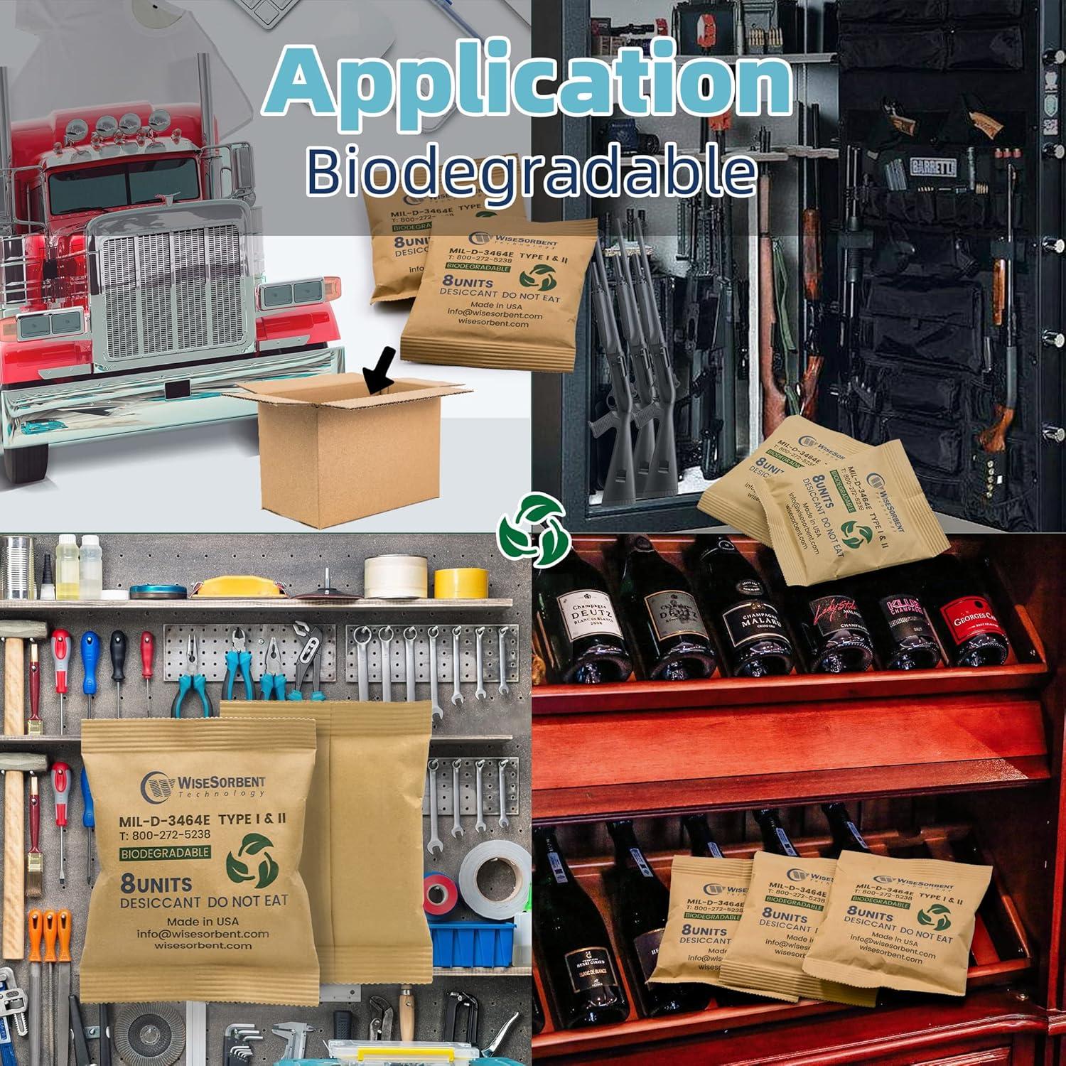 Paquetes Deshidratantes Wisesorbent 2x264g Arcilla Natural