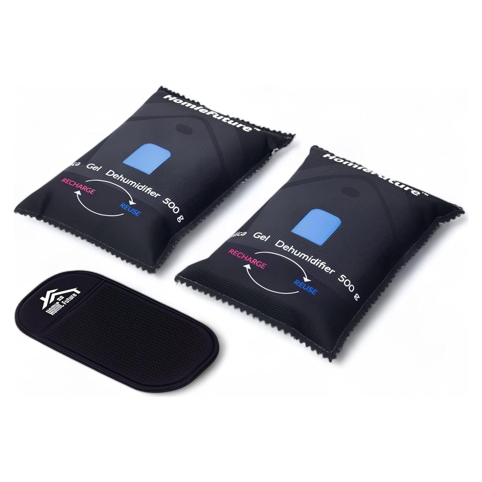 Paquete de 2 bolsas deshumidificadoras 500g HomieFuture