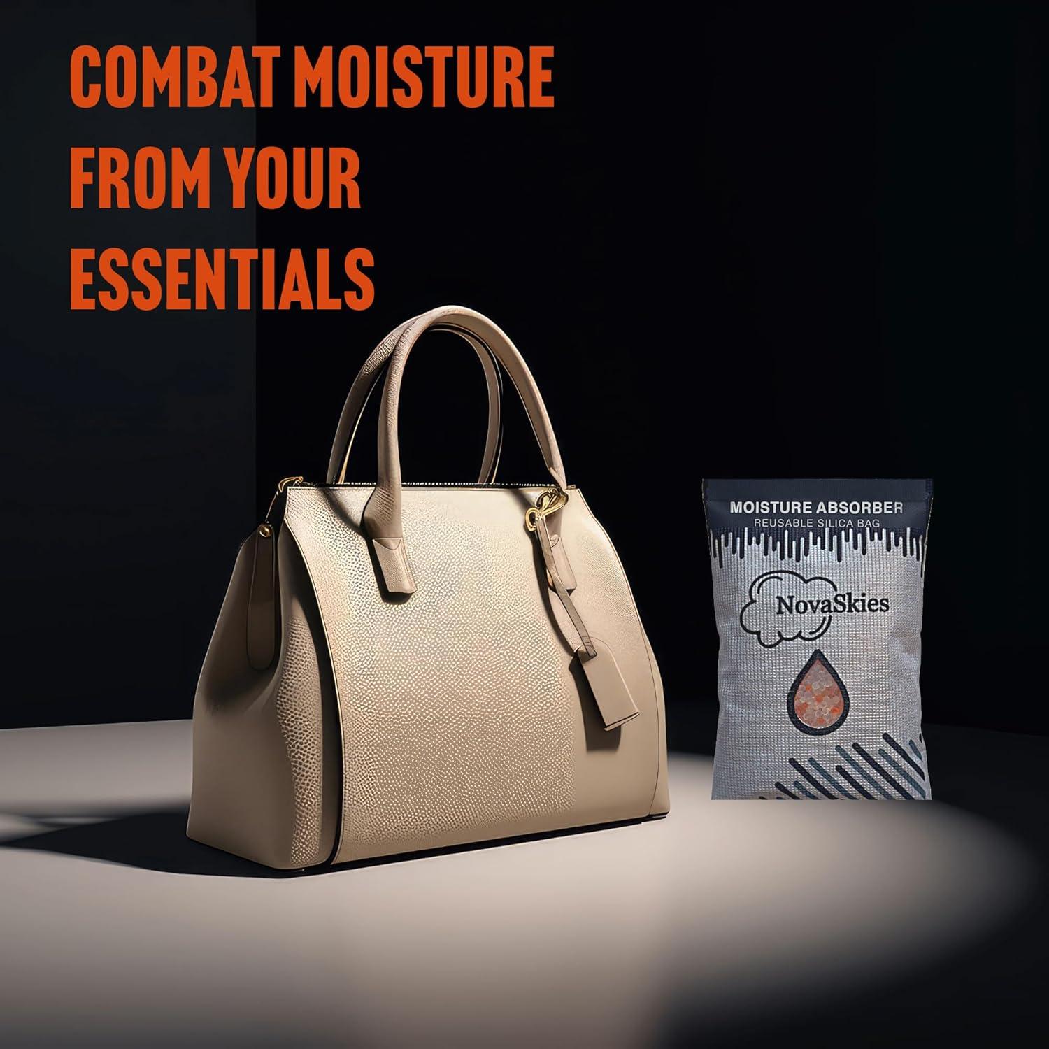 Paquete de 2 Bolsas Absorbentes de Humedad NovaSkies 200g