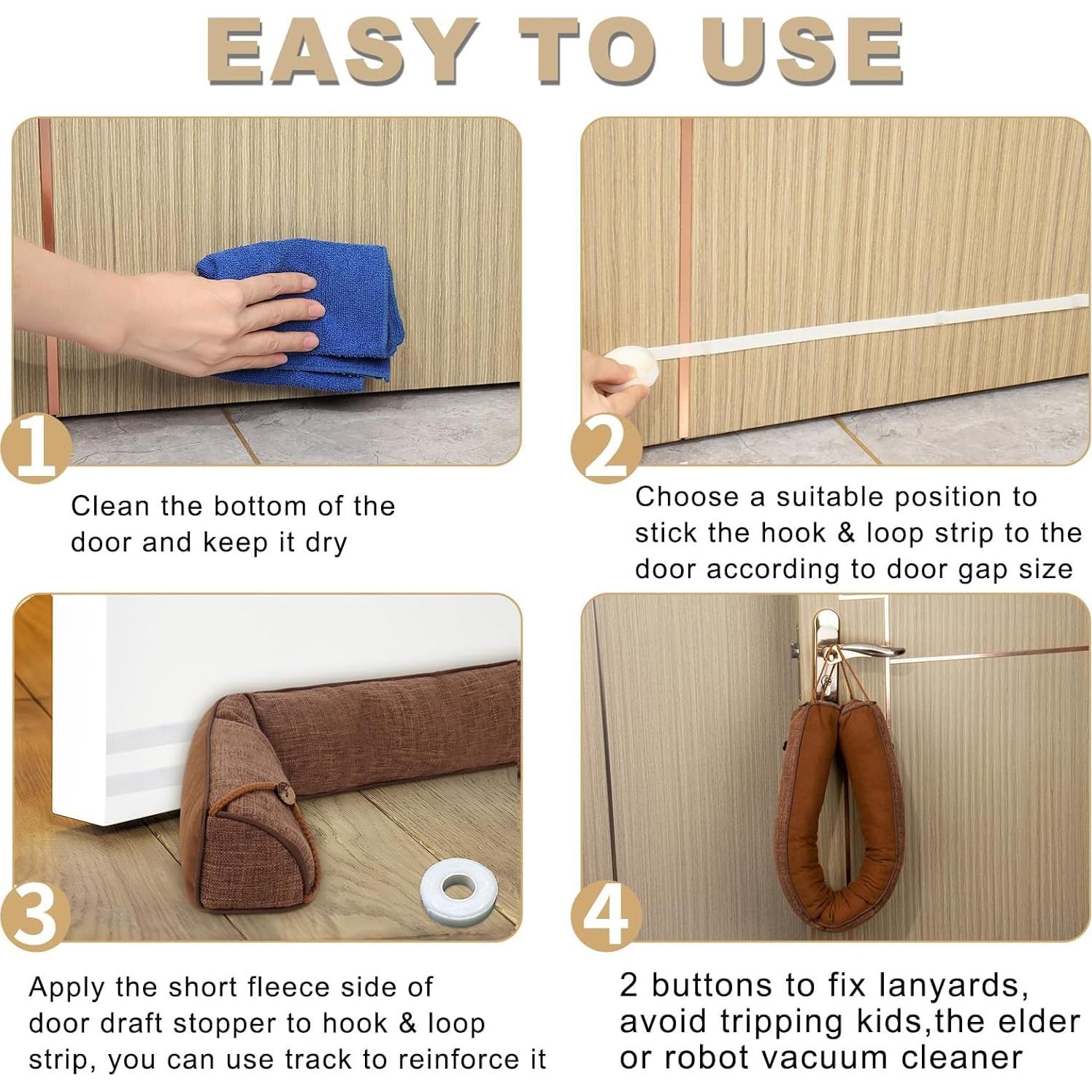 Tope de Draft con Peso Fivebop 91.44 cm Marrón Aislamiento