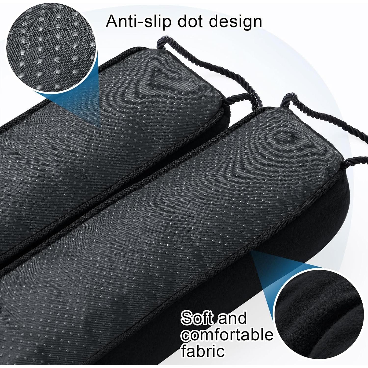 Tapón de Corrientes de Aire Hyha 91 cm Negro, Bloquea Frío y Calor