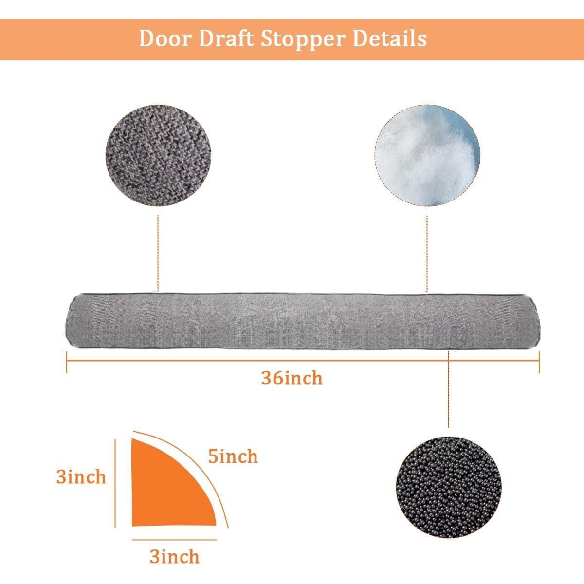 Tapón de Corrientes para Puerta Wohomzy 91 cm Gris Triangular