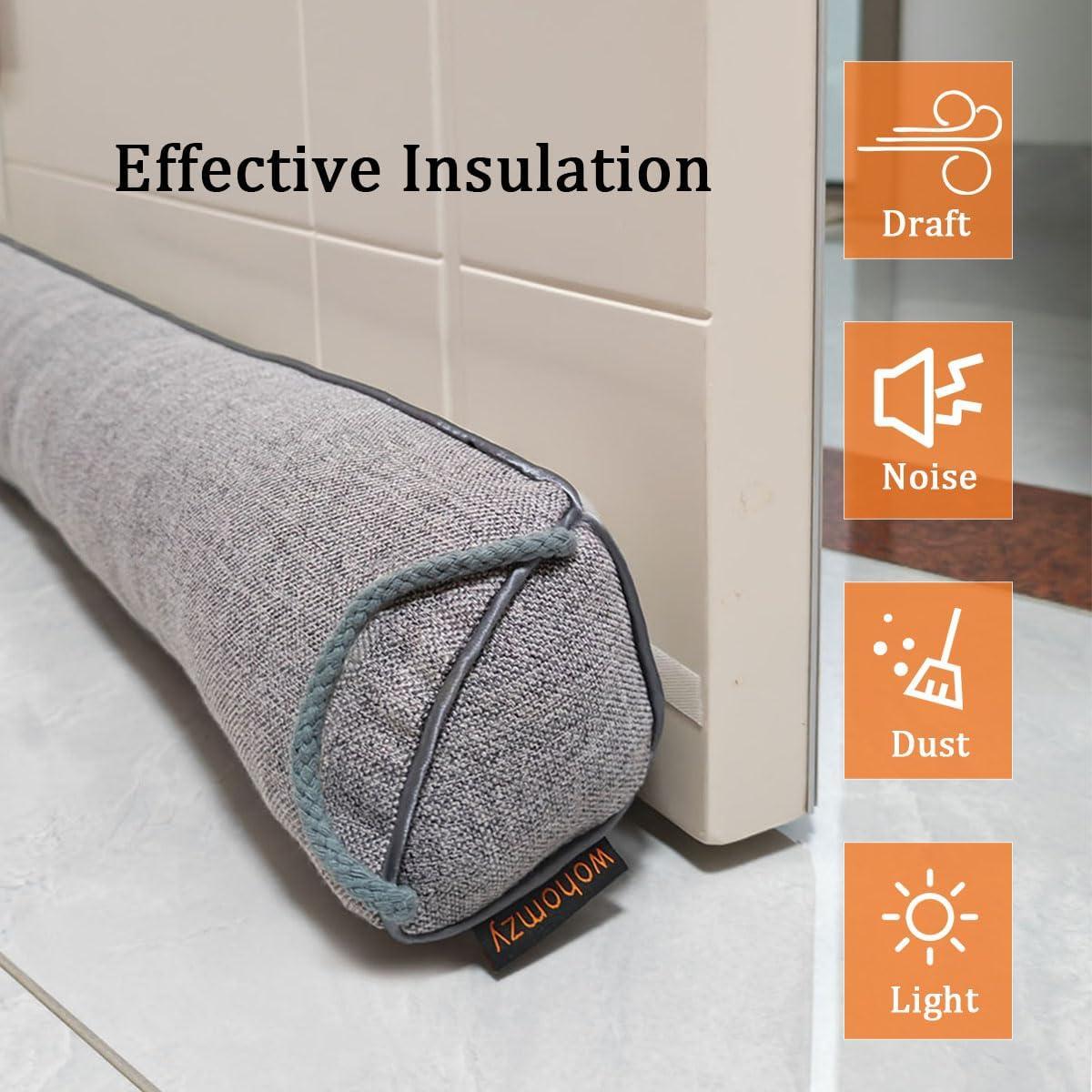 Tapón de Corrientes para Puerta Wohomzy 91 cm Gris Triangular