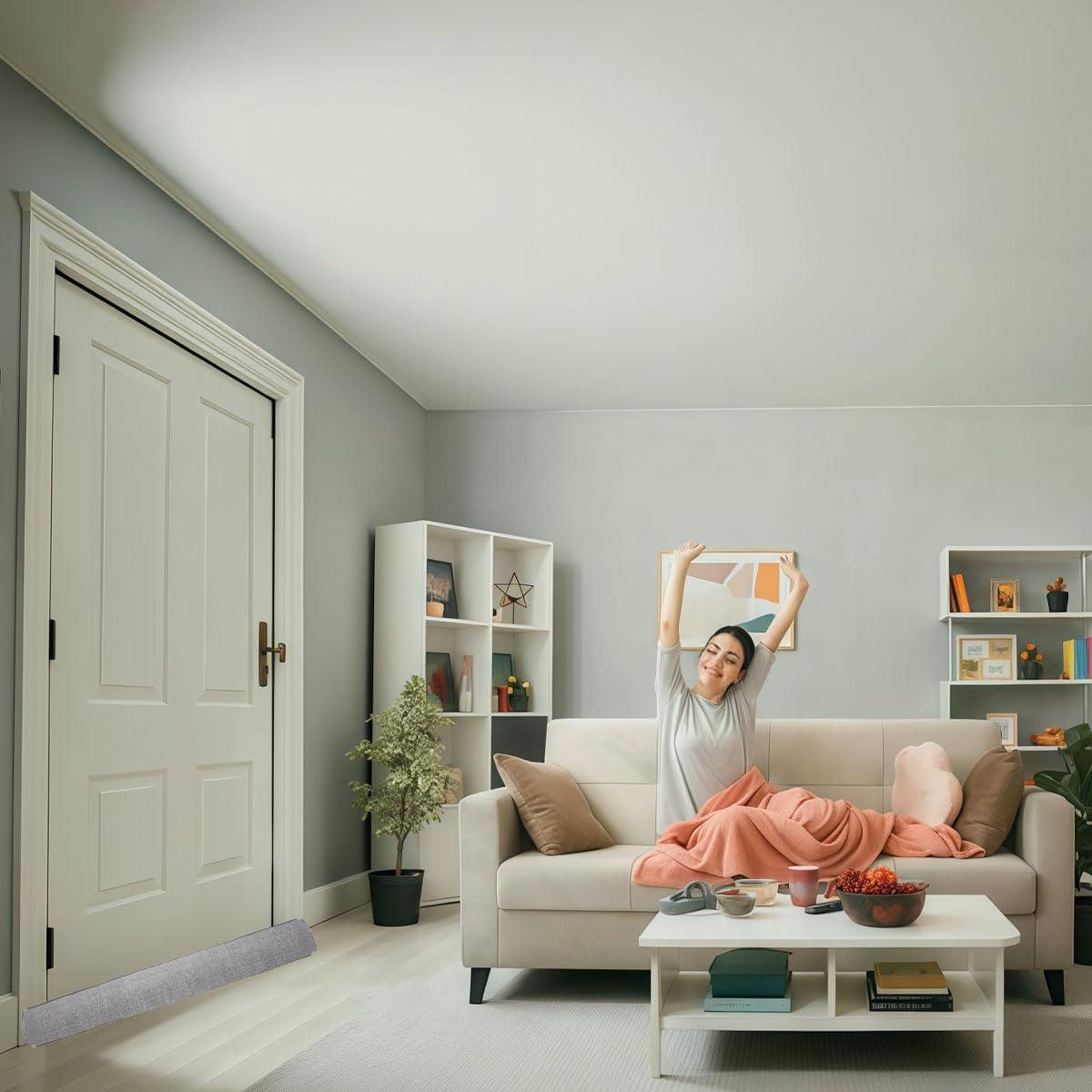 Tapón de Corrientes para Puerta Wohomzy 91 cm Gris Triangular