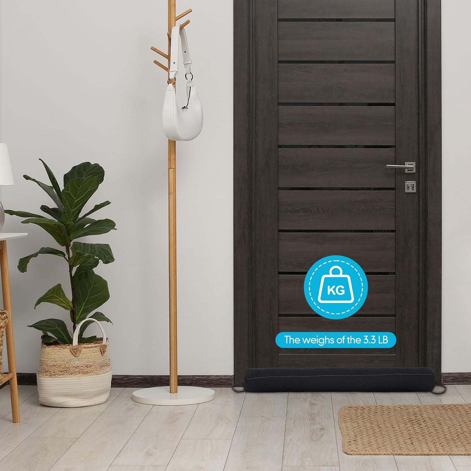 Tapón de Corriente de Puerta Fiwochic 91.44cm Negro 1.5kg