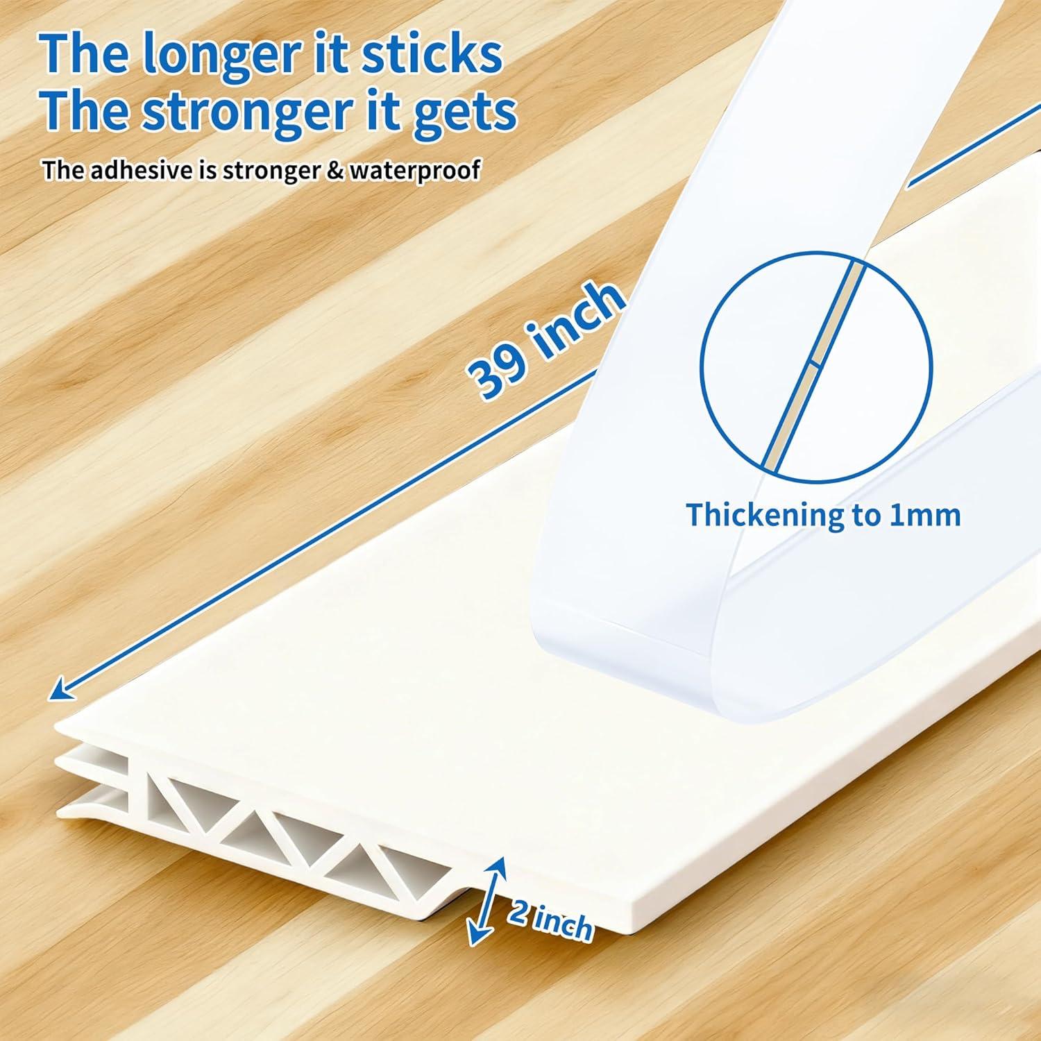 Paquete de 2 tiras aislantes para puertas Yuquan 99 cm