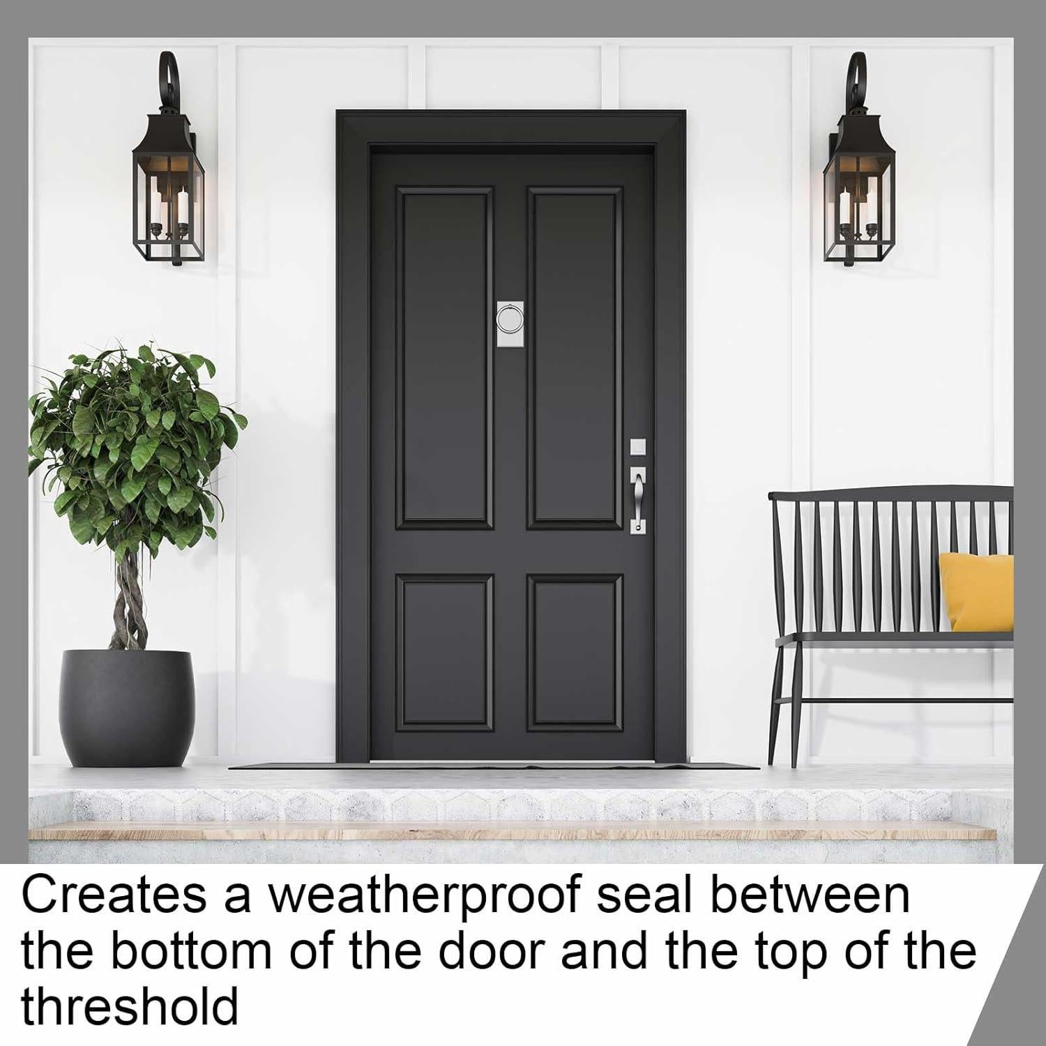 Barrera de Burbuja Doble Pushglossy 91.44 cm Blanco (2 Pcs)