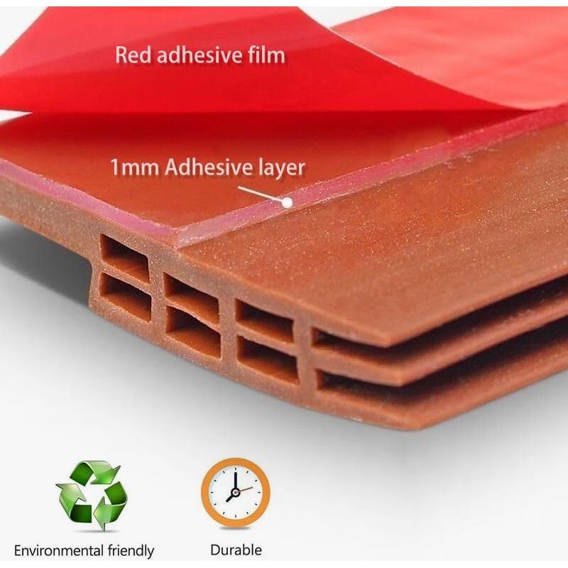 Tapón para Corrientes de Aire Barbunos Coniglio 99 cm Transparente