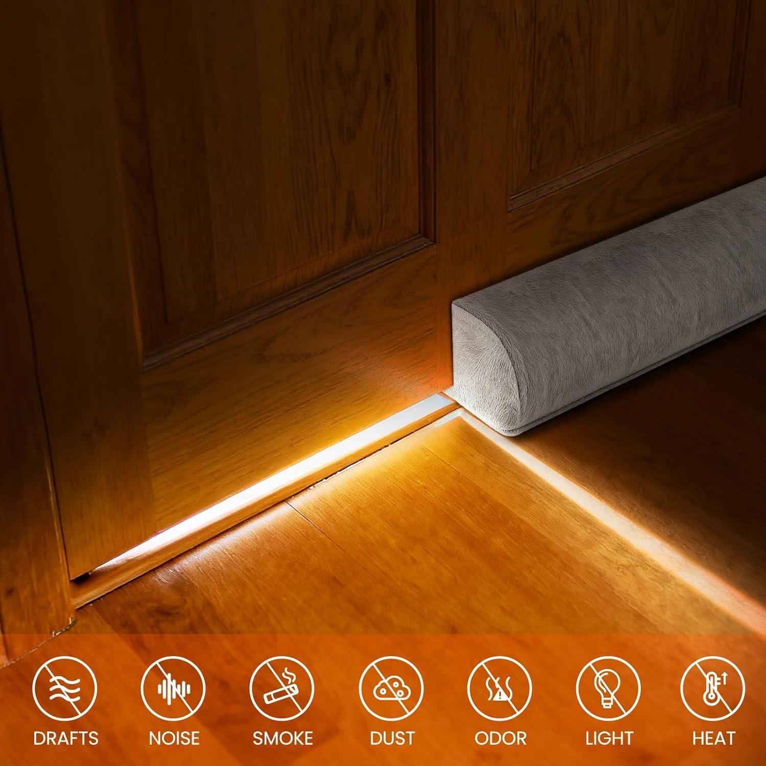 Bloqueador de Corrientes de Aire GDHOMM 76-91 cm Gris