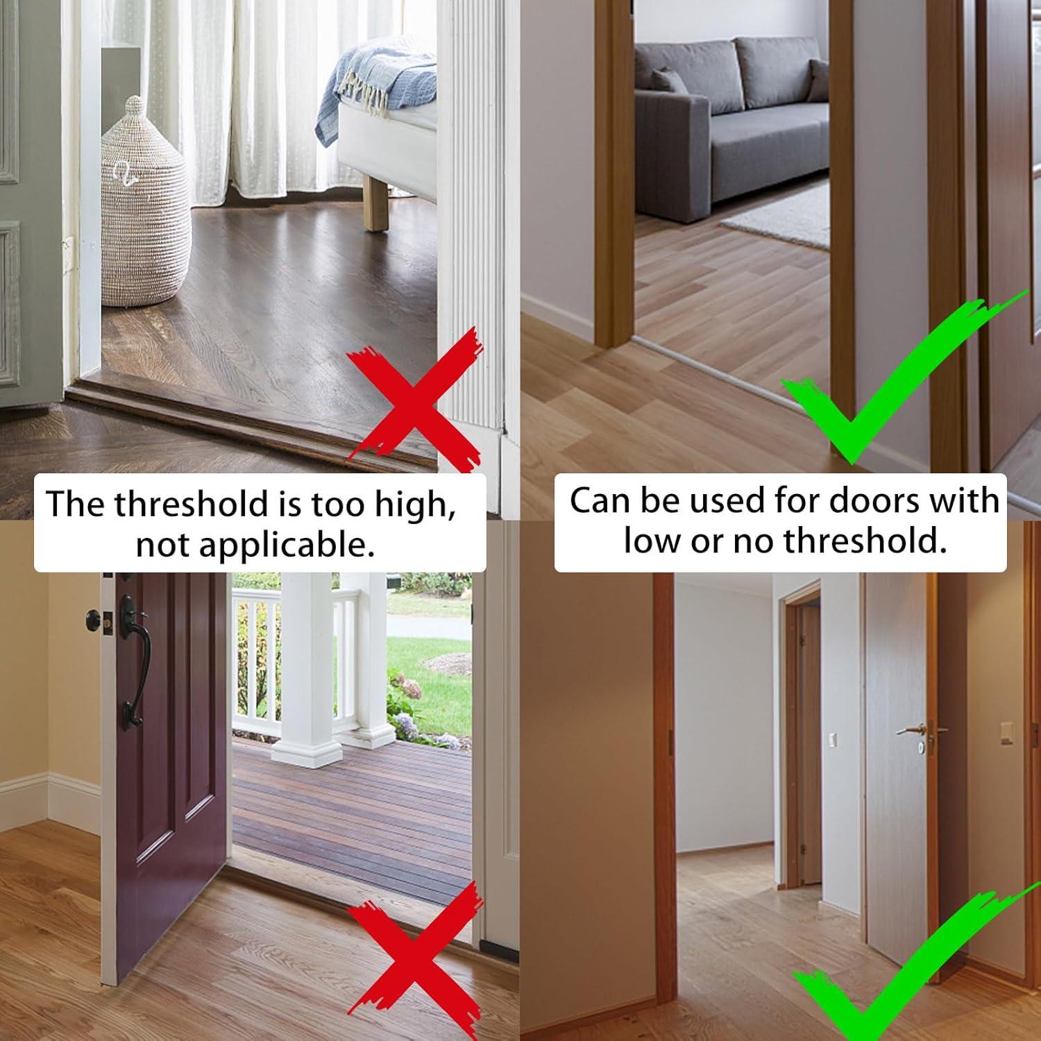 Bloqueador de Corrientes de Aire GDHOMM 76-91 cm Gris