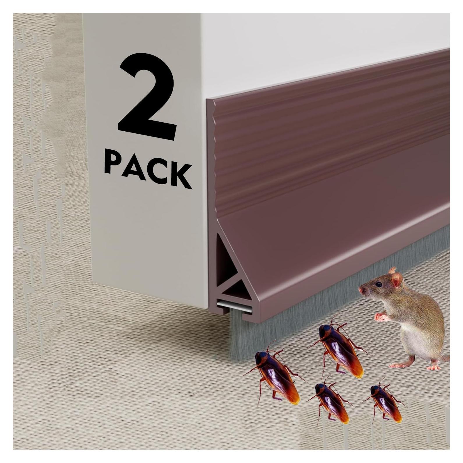 Paquete de 2 Barras de Barrido para Puertas WUMITI 99 cm