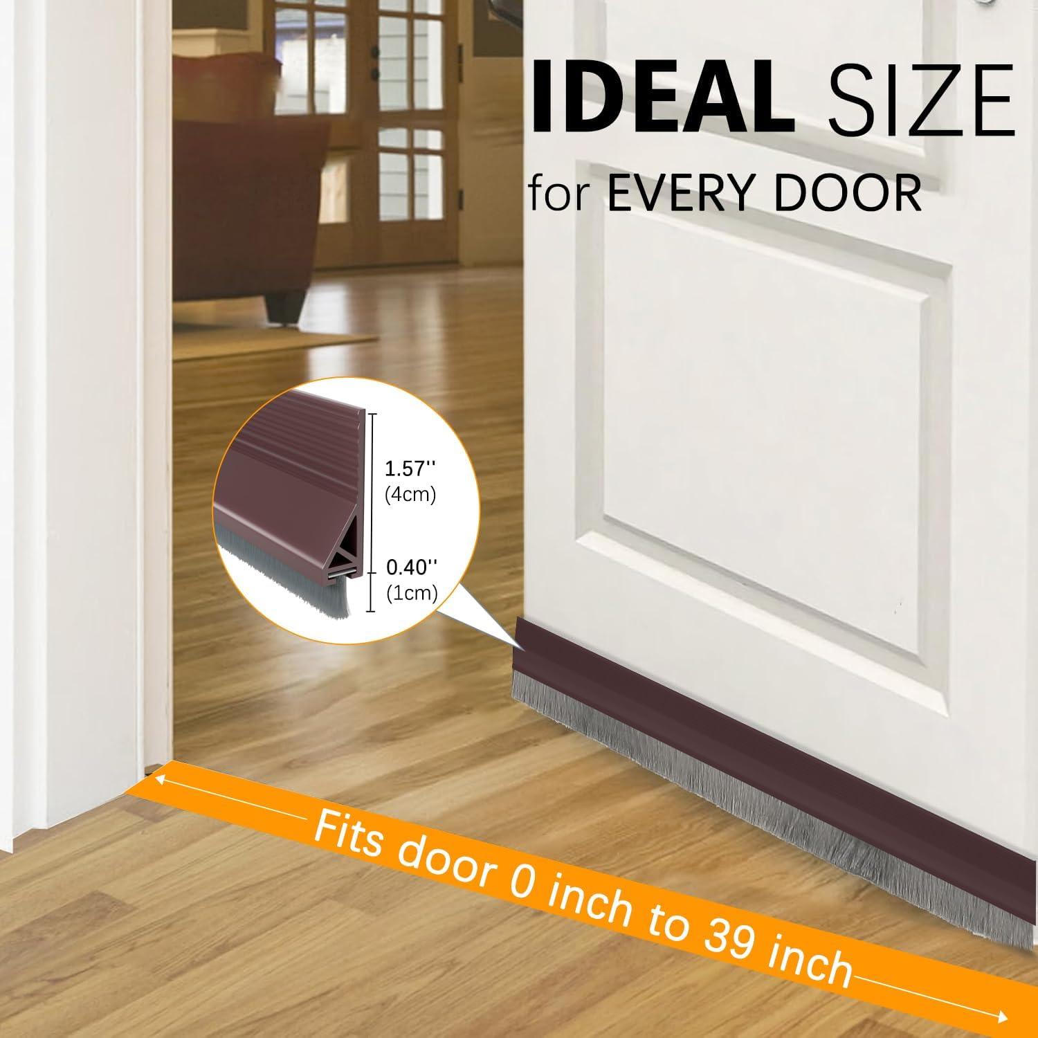 Paquete de 2 Barras de Barrido para Puertas WUMITI 99 cm