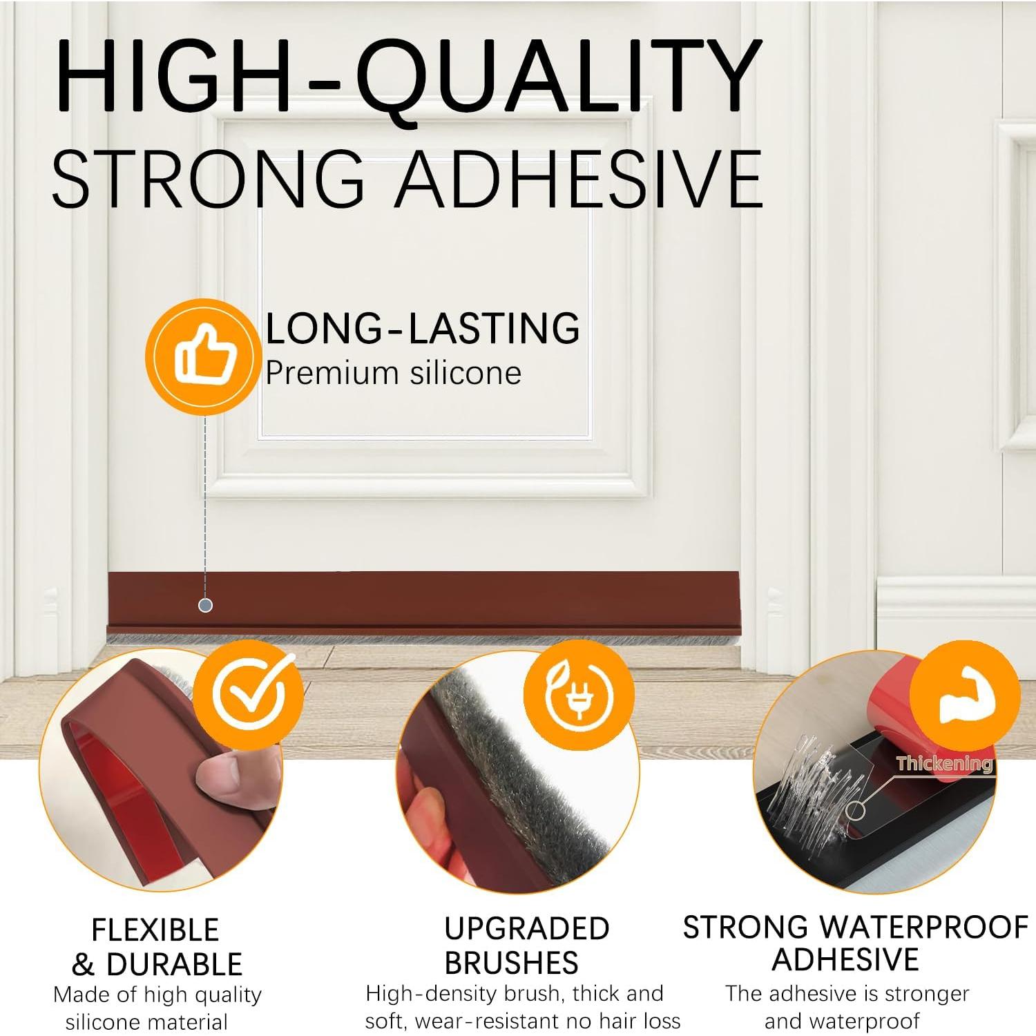 Paquete de 2 Barras de Barrido para Puertas WUMITI 99 cm