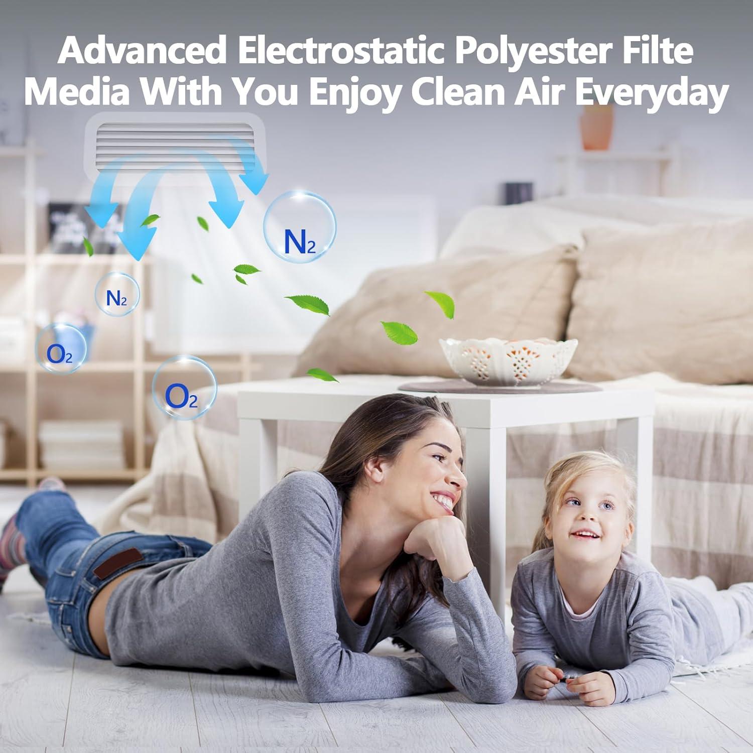 Filtros de Ventilación EKACO 20x120 cm MERV 8 con Cinta Adhesiva