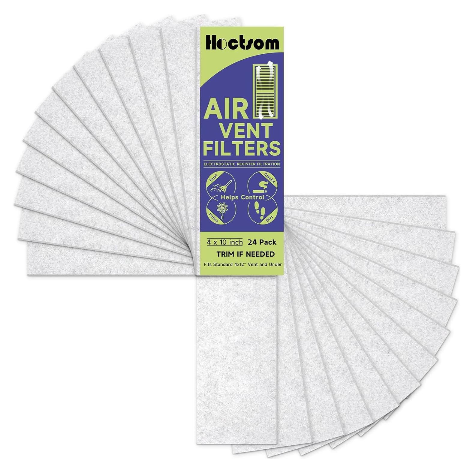 Filtro de Ventilación de Aire Hoctsom 4x10" Paquete 24 Hojas