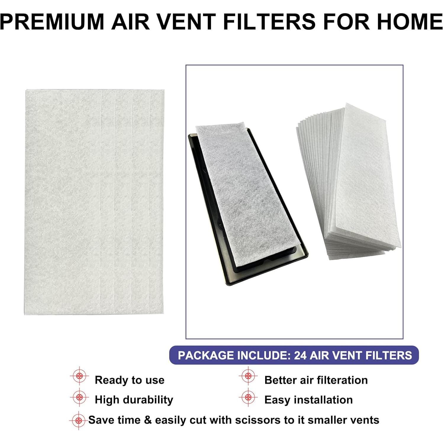 Filtro de Ventilación de Aire Hoctsom 4x10" Paquete 24 Hojas