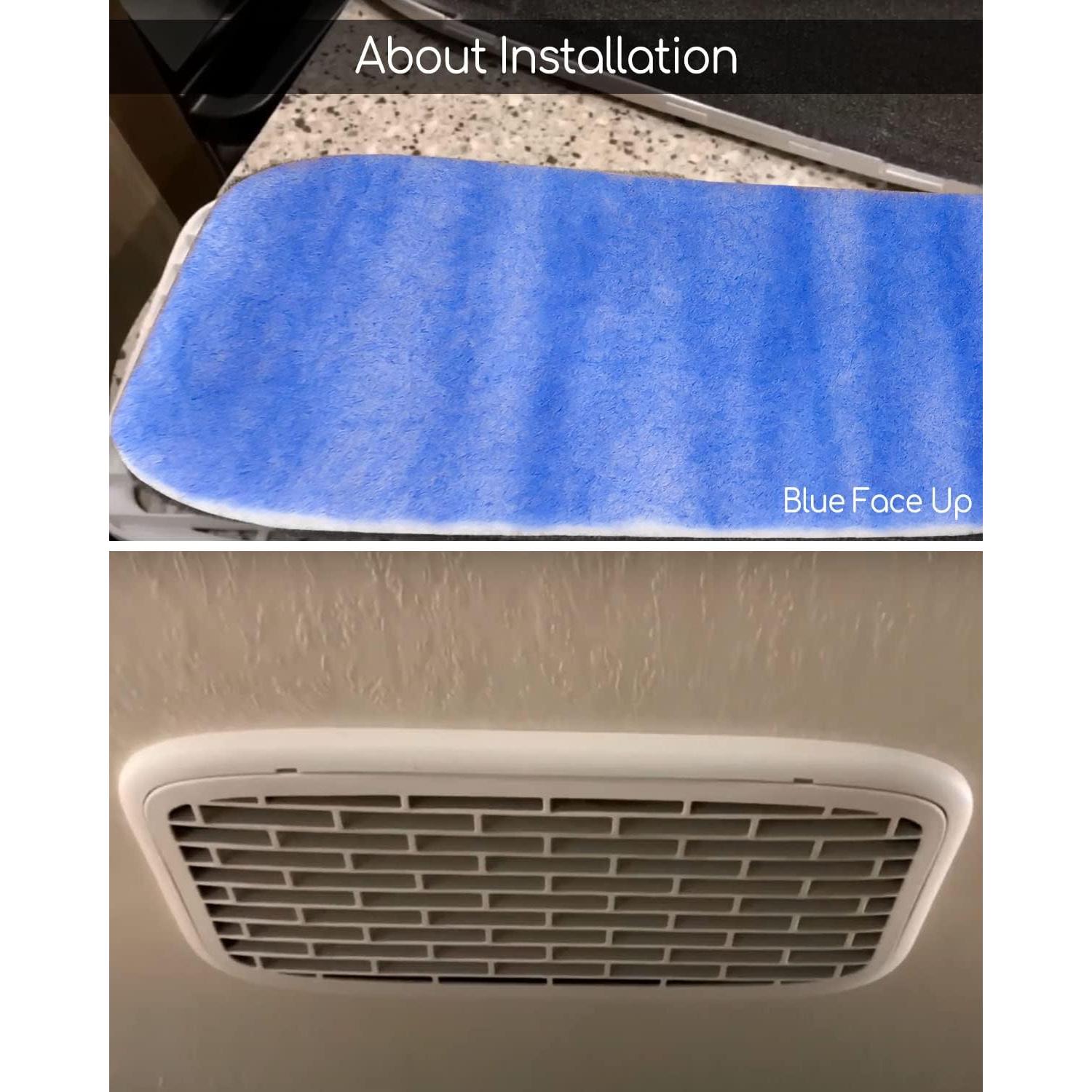 Filtros de Aire Acondicionado RV WUMZIJ RM6160G MERV 6 - Paquete de 4