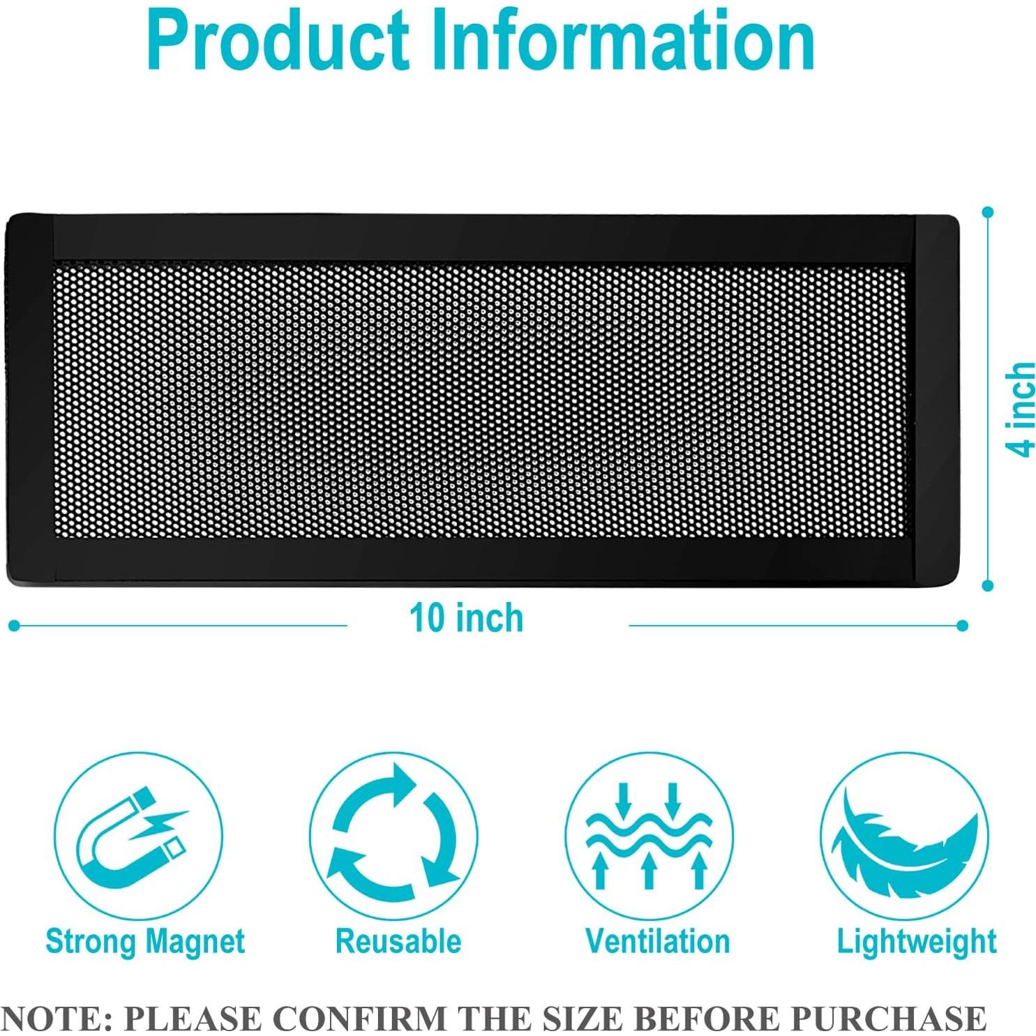 Cubiertas de Ventilación Magnéticas Semola 4x10 Pulgadas - 2 Paquete