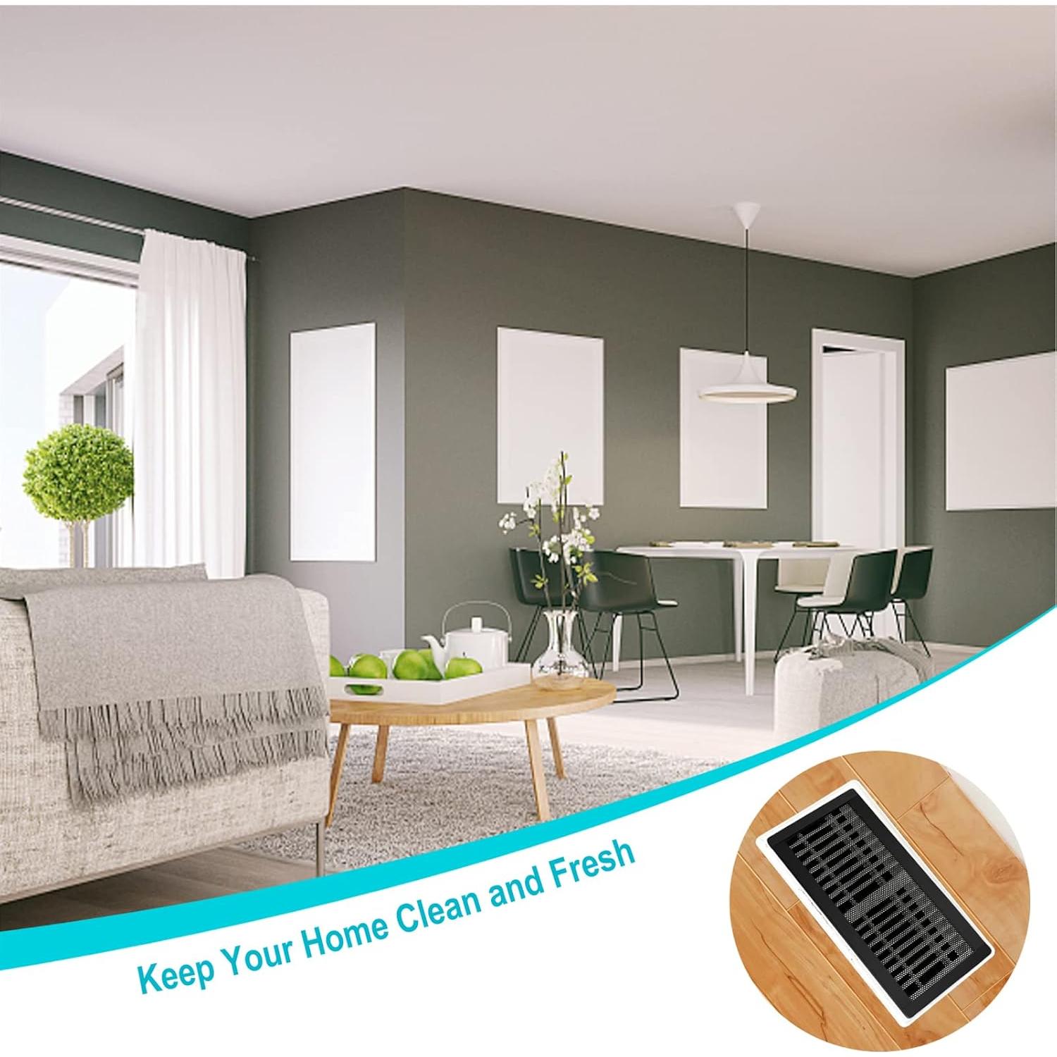 Cubiertas de Ventilación Magnéticas Semola 4x10 Pulgadas - 2 Paquete