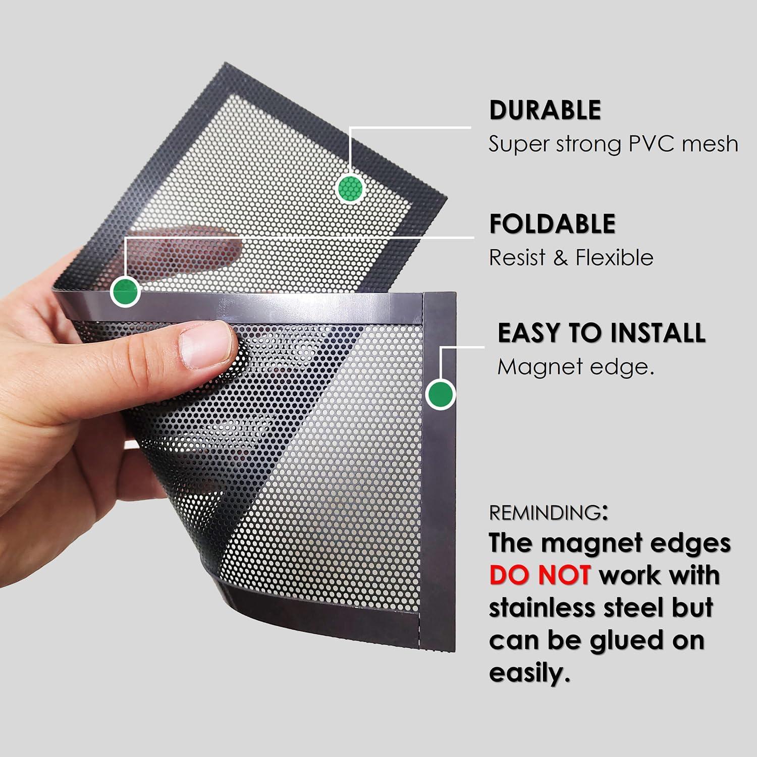 Cubiertas de Ventilación de Piso QMARK 4 Paquete Magnéticas 25.4x10.16cm