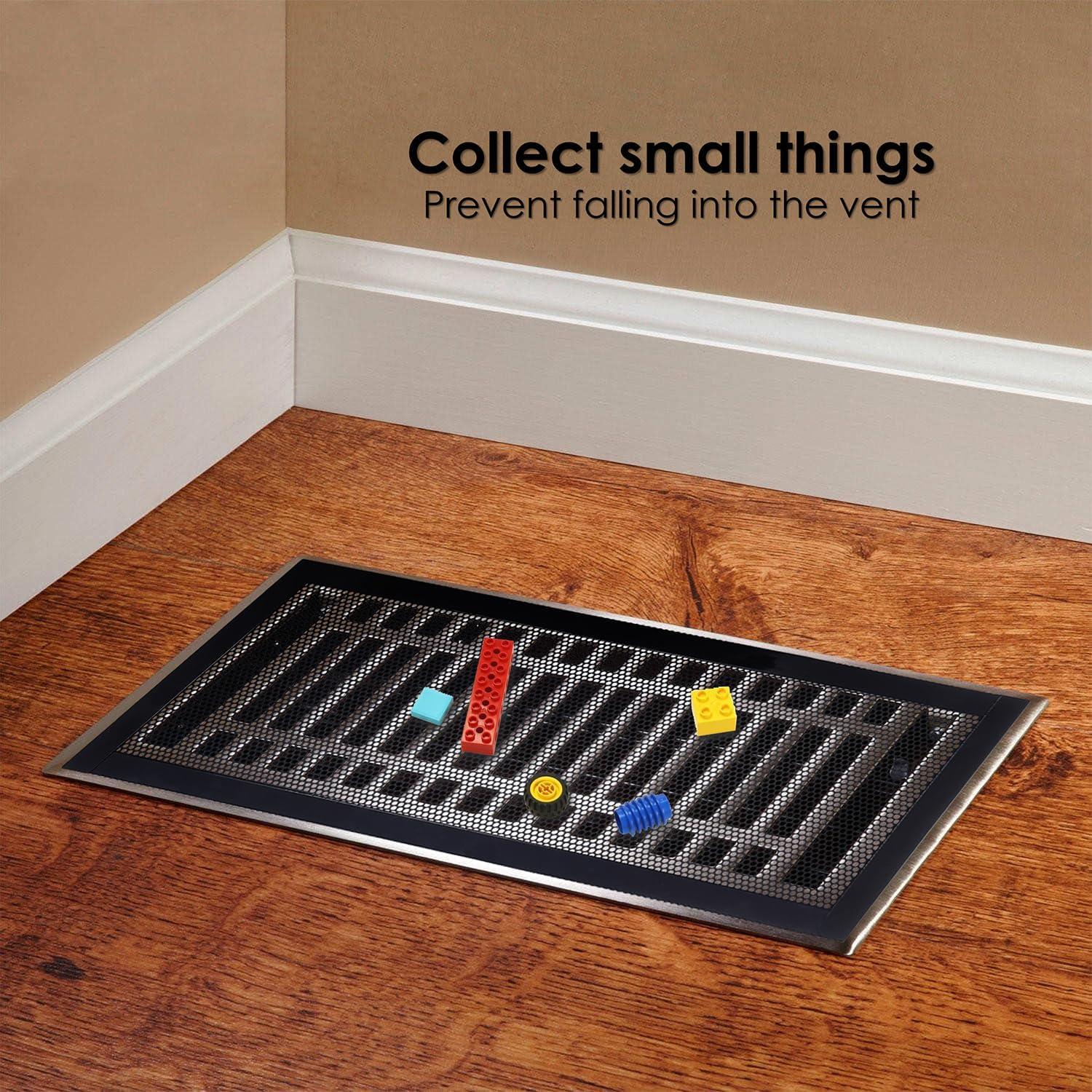 Cubiertas de Ventilación de Piso QMARK 4 Paquete Magnéticas 25.4x10.16cm