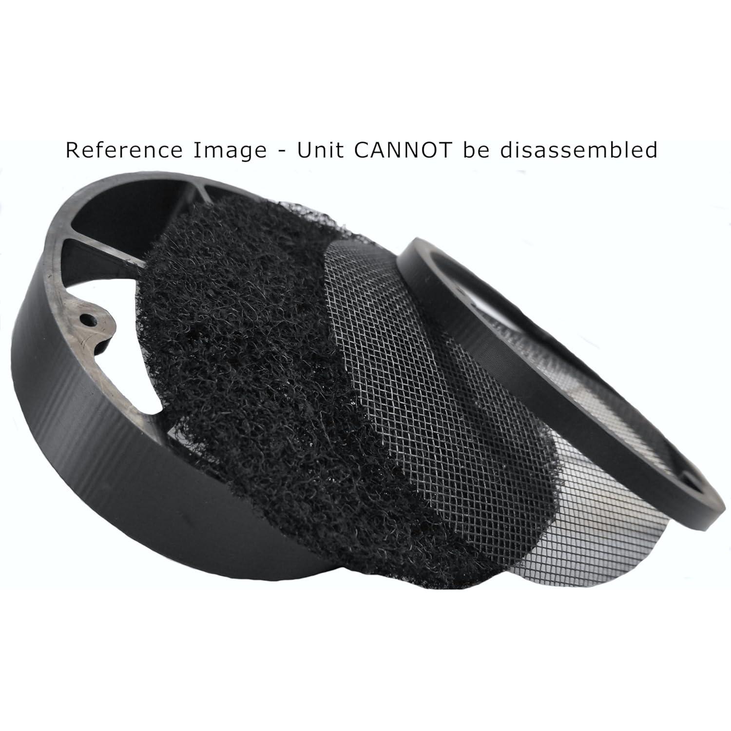 Pantalla de Conducto de Aire con Filtro de Carbono 4" Innovaciones Atómicas